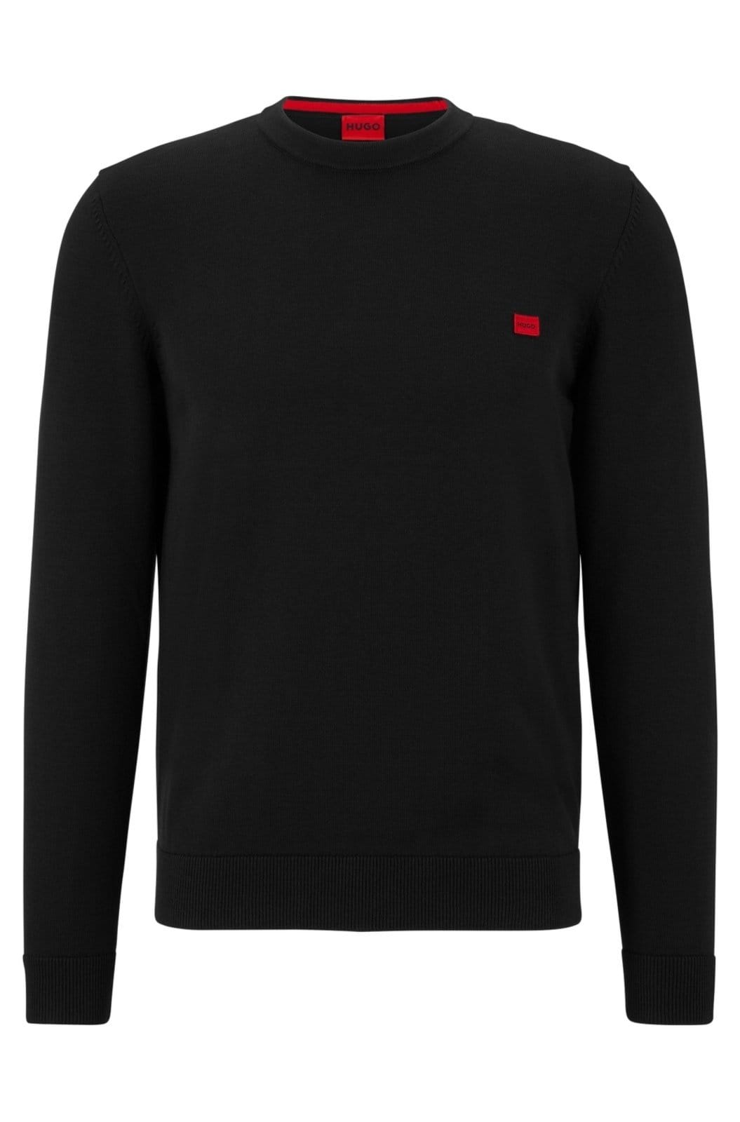 Sueter De Algodão Orgânico Com Logo Vermelho