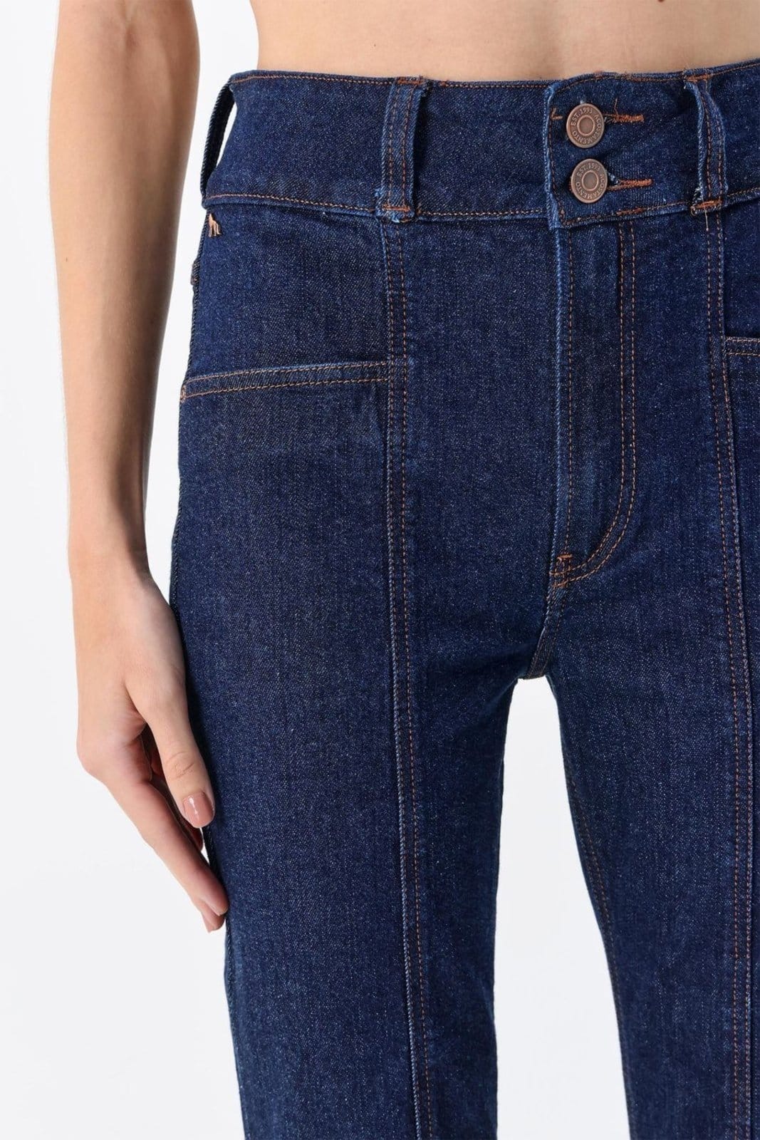 Vista 2 Calça Flare Cintura Alta ACT FEMININO jeans