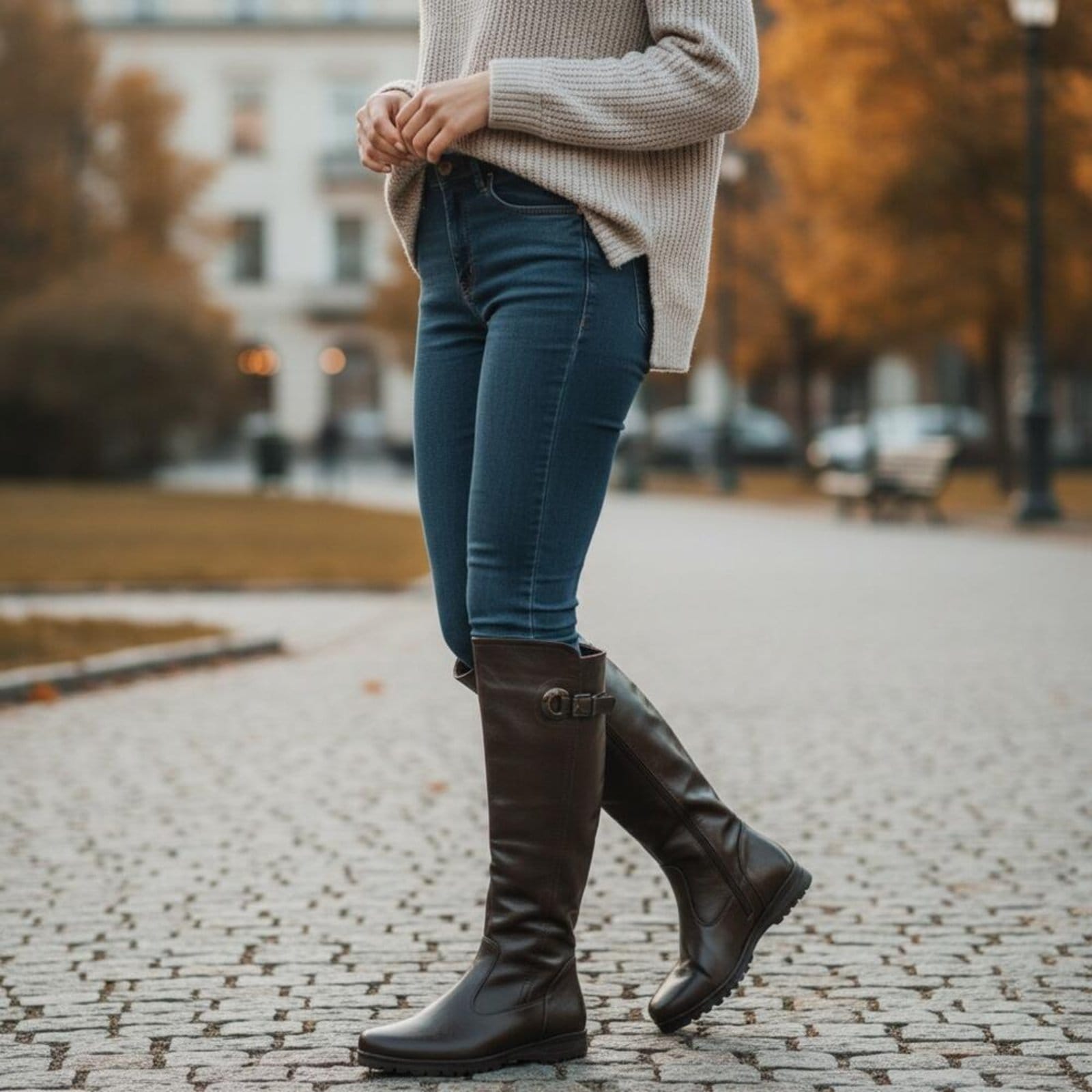 Vista 2 Bota Feminina Cano Alto Mooncity 71130 0741130 Mooncity café