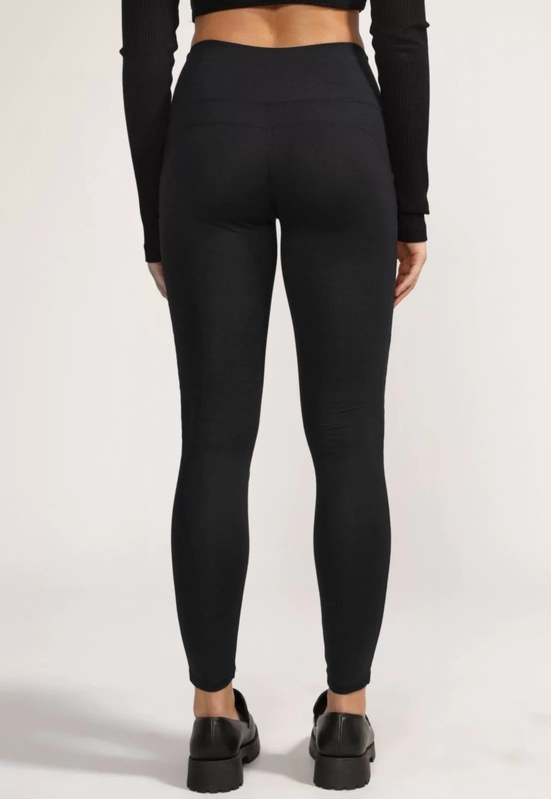 Vista 2 Calça D Bell Outlet Fashion Montaria Lipo Zíper na Barra Preta D BELL OUTLET FASHION preto