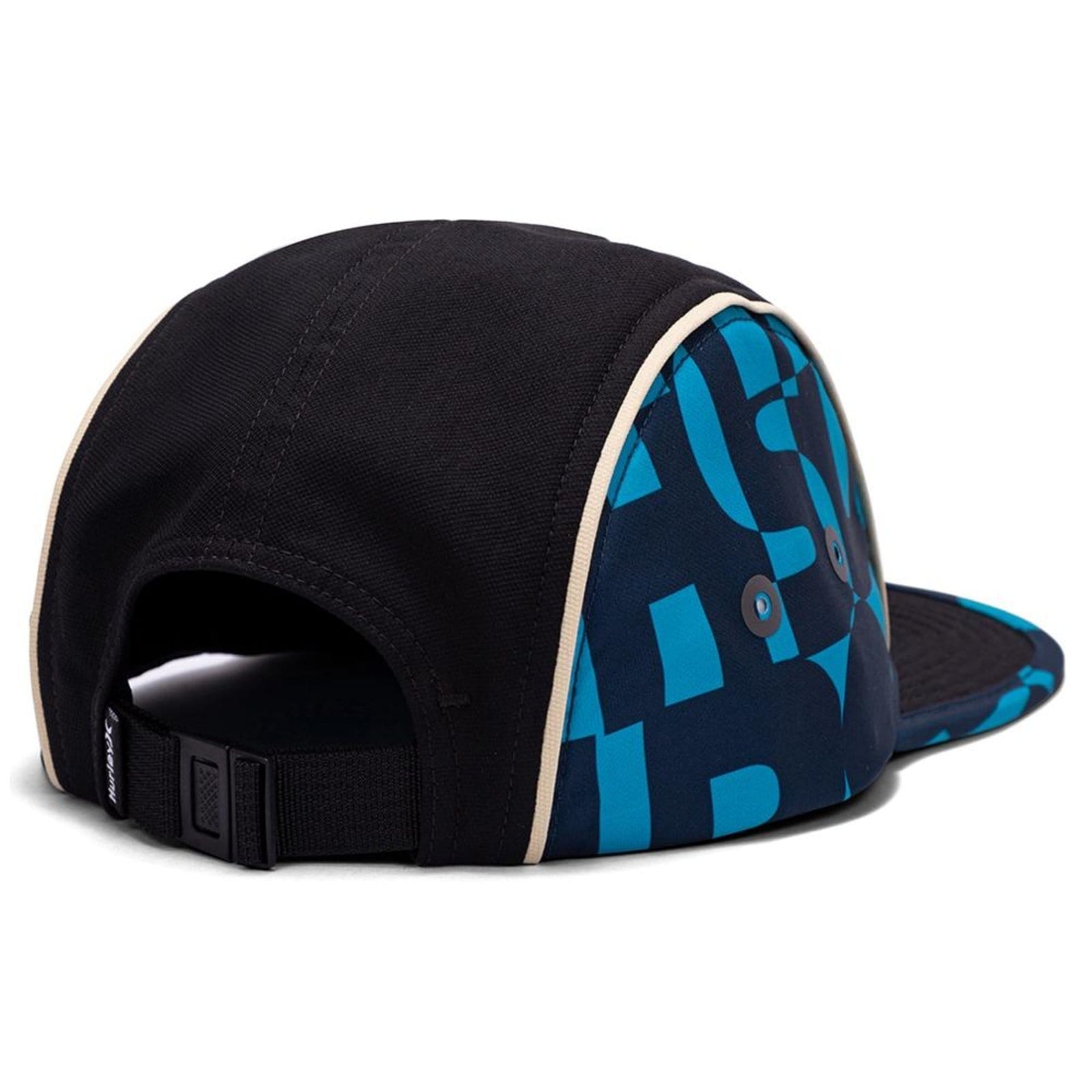 Vista 2 Boné Hurley Aba Reta Five Letters SM26 hurley preto