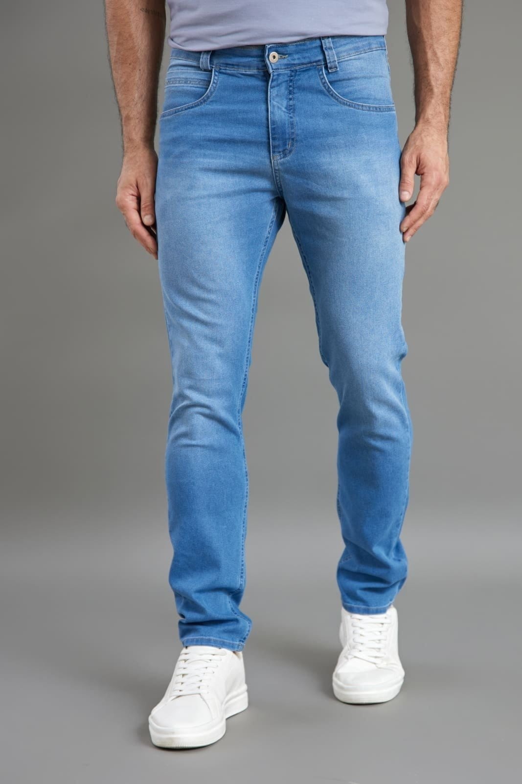 Calça Jeans Slim Fit Tradicional Masculina Lemier Collection