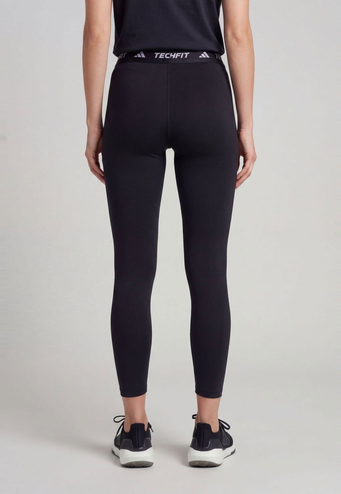 Vista 2 Calça Legging Feminina adidas Performance Techfit Capri Preta adidas performance preto