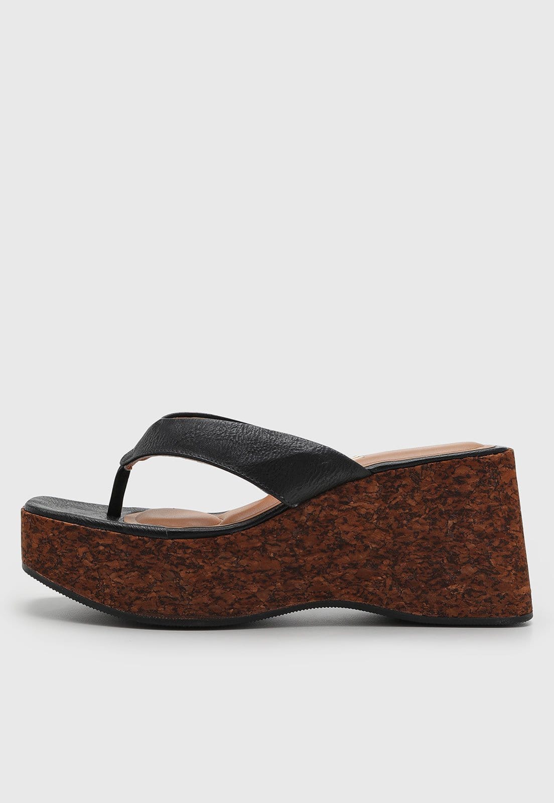 Sandália Feminina Vizzano Anabela Preta