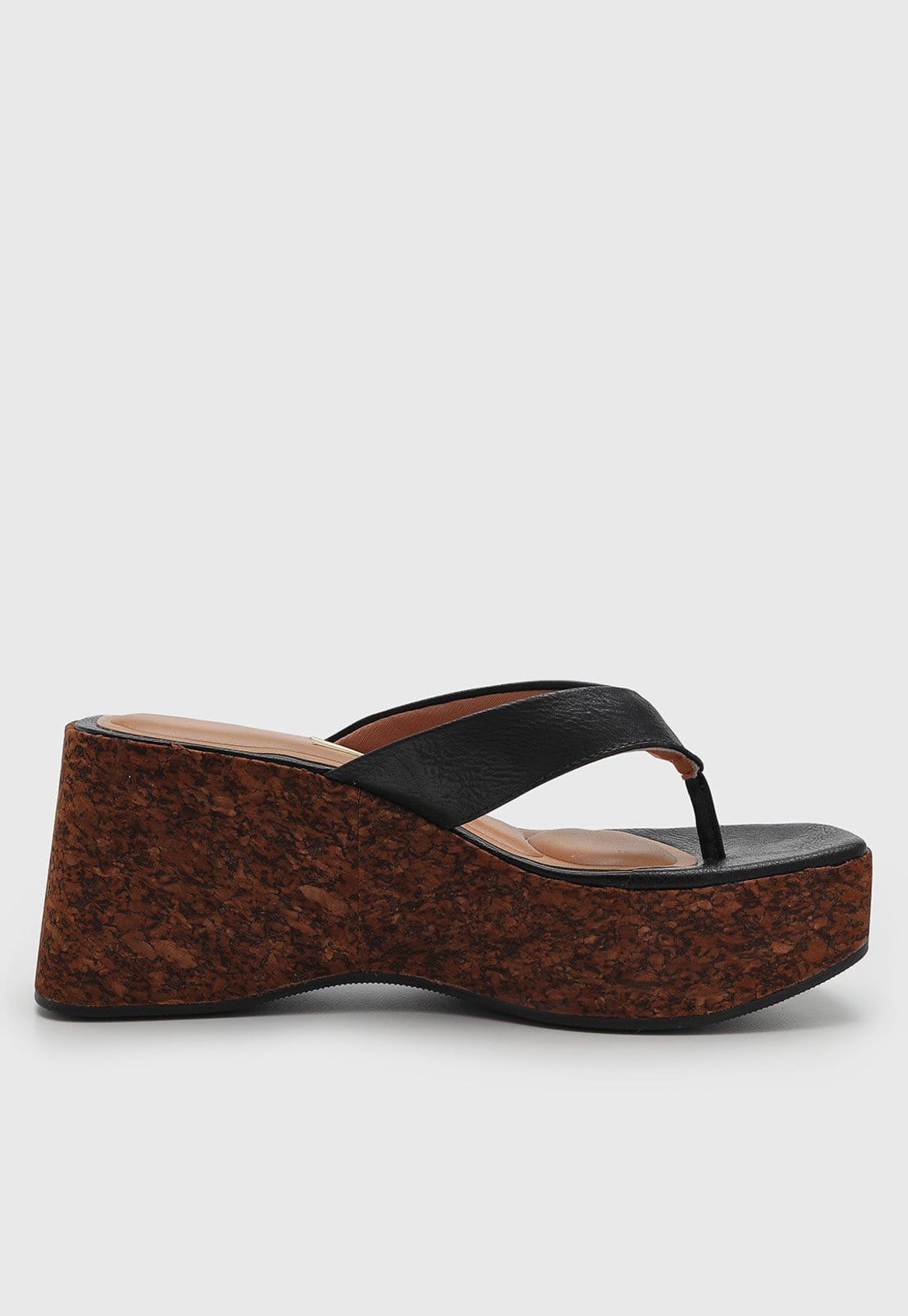 Vista 2 Sandália Feminina Vizzano Anabela Preta VIZZANO preto