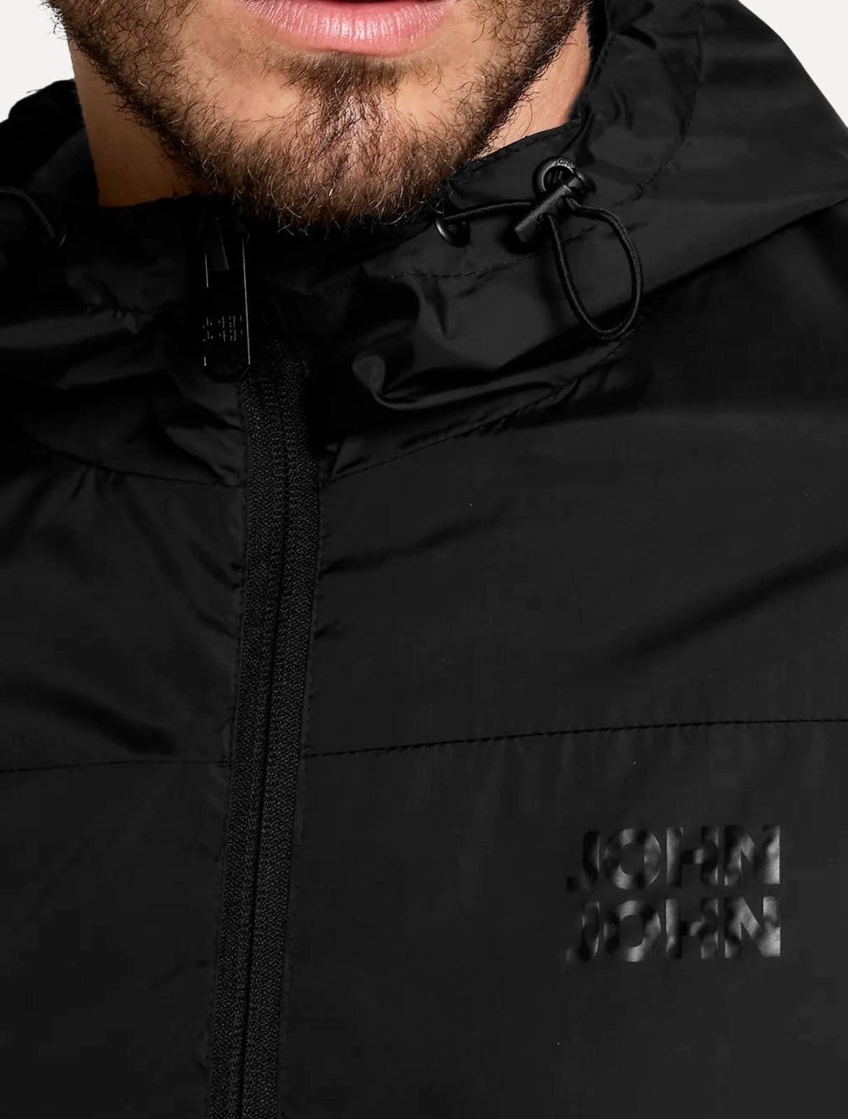 Vista 2 Jaqueta John John Masculina Reta Theo Preta John John preto