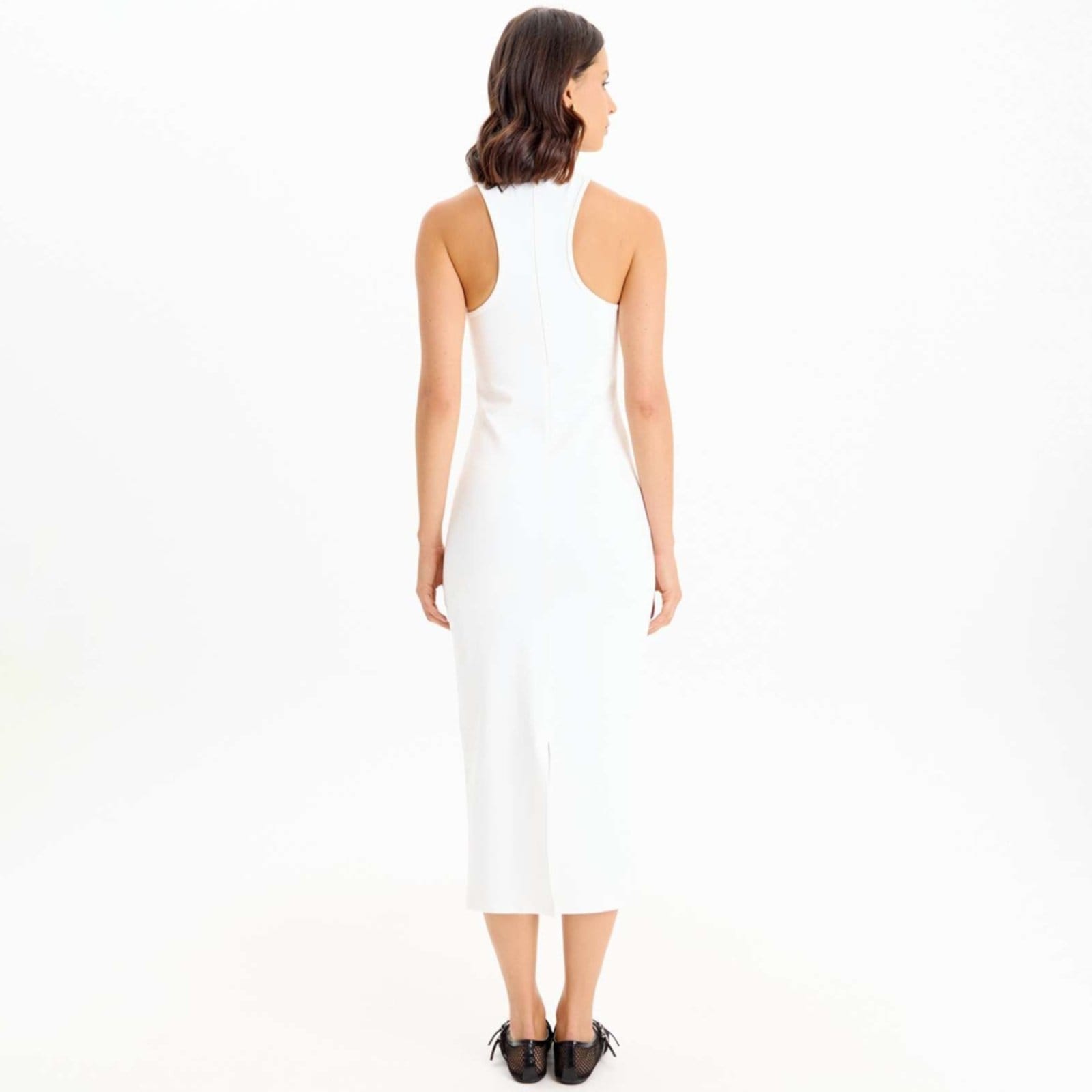 Vista 2 Vestido Super Mid Easy Lança Perfume In25 Off White Feminino Easy Lança perfume amarelo white