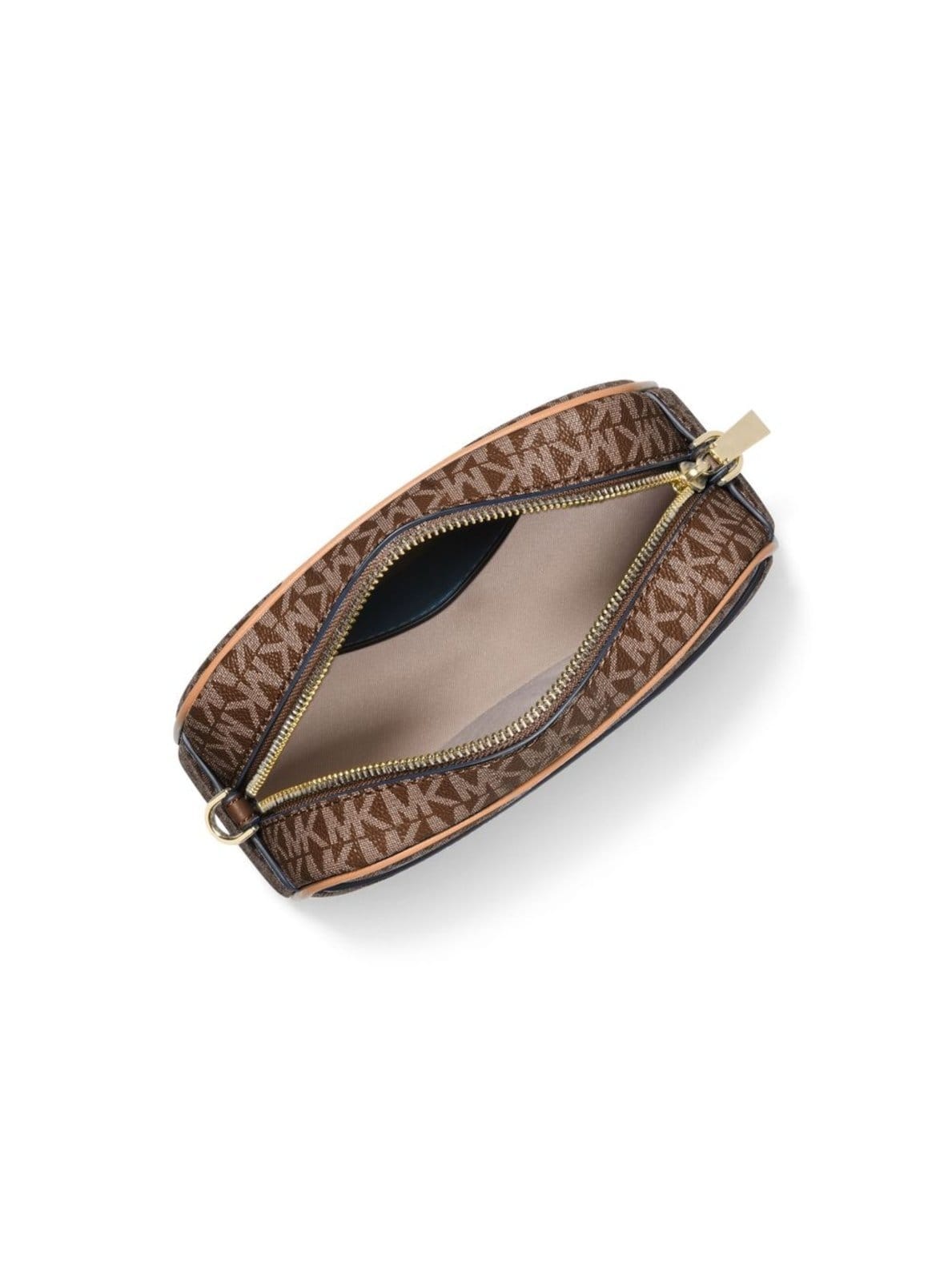 Vista 2 Bolsa Transversal Jet Set Logo 32F5GJ6C5B252 Michael Kors marrom