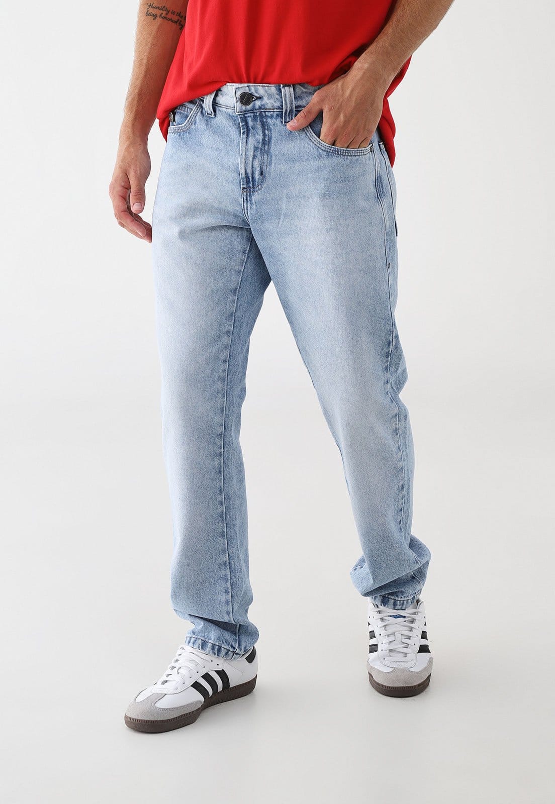 Calça Jeans Masculina Colcci Reta Claro
