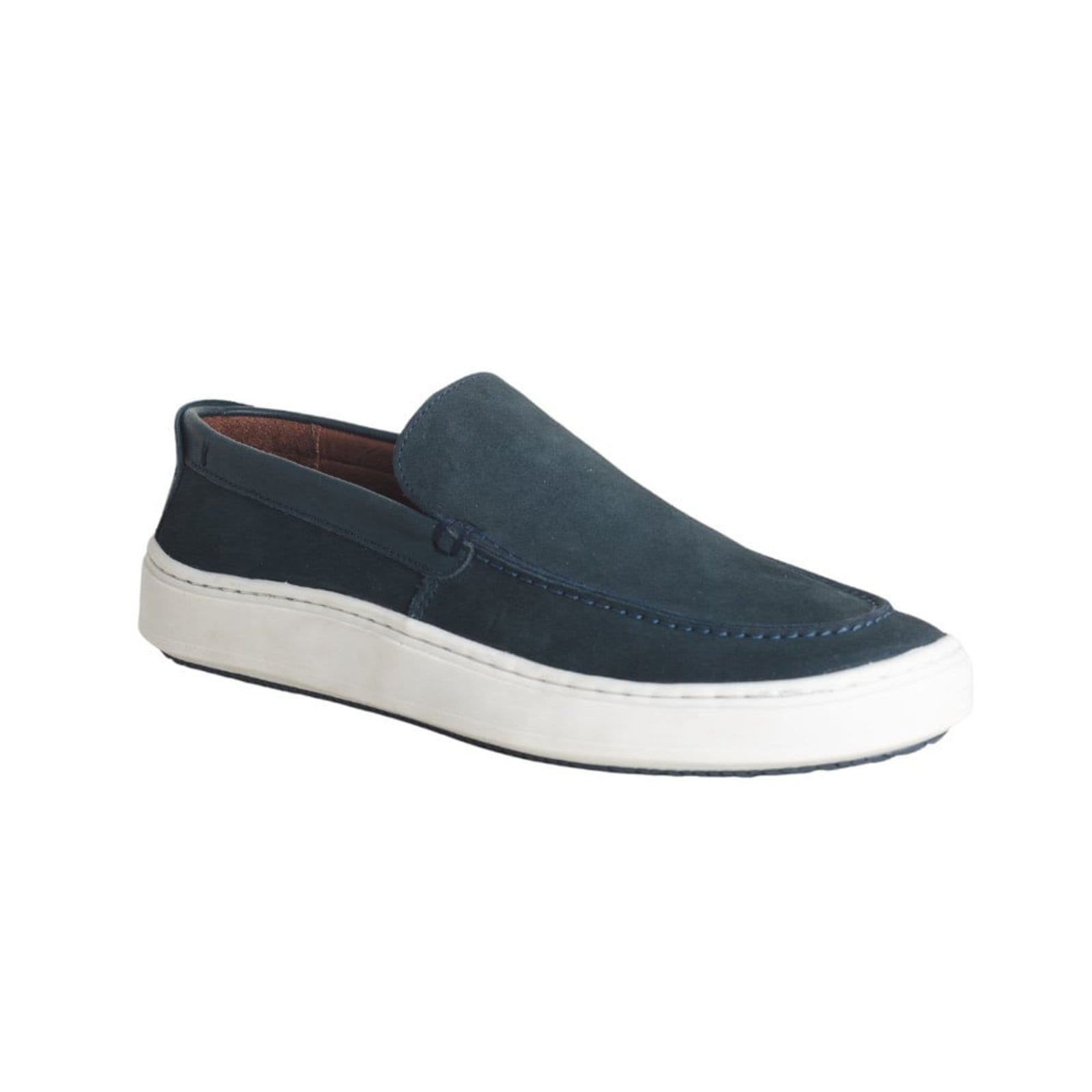 Vista 2 Sapato Mocassim Slip On Masculino Enzo Ribeiro Marinho Enzo Ribeiro azul