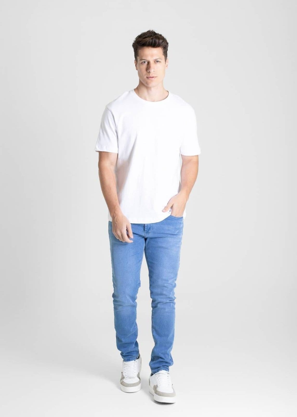 Vista 2 Calça Jeans Sawary Slim - 280550 Sawary azul