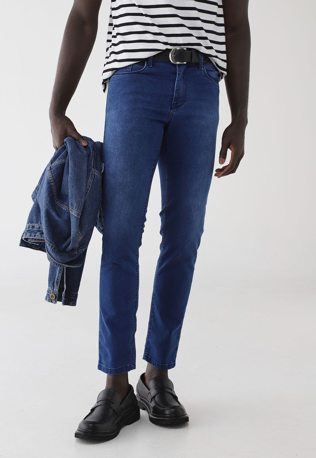 Calça Masculina Sawary Comfort Índigo