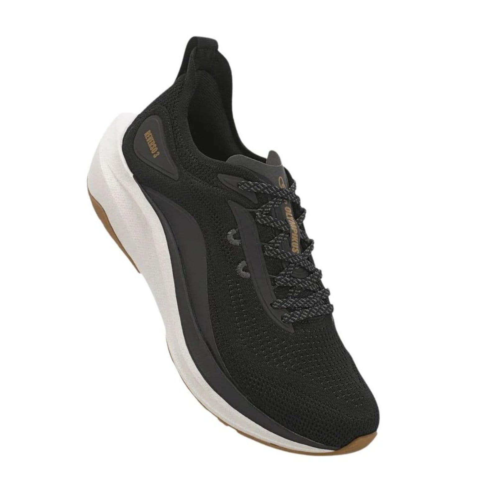 Vista 2 Tênis Corrida Masculino Olympikus Reverso 3 OLYMPIKUS preto