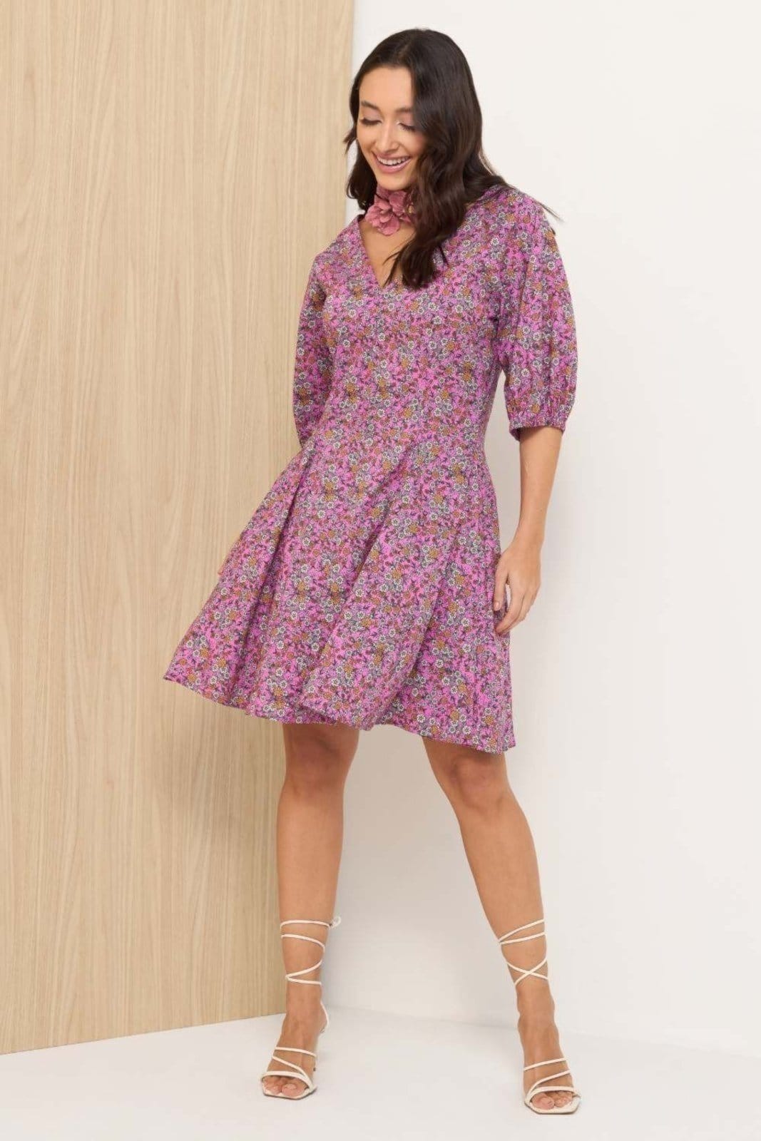 Vestido Vanibele Rosa