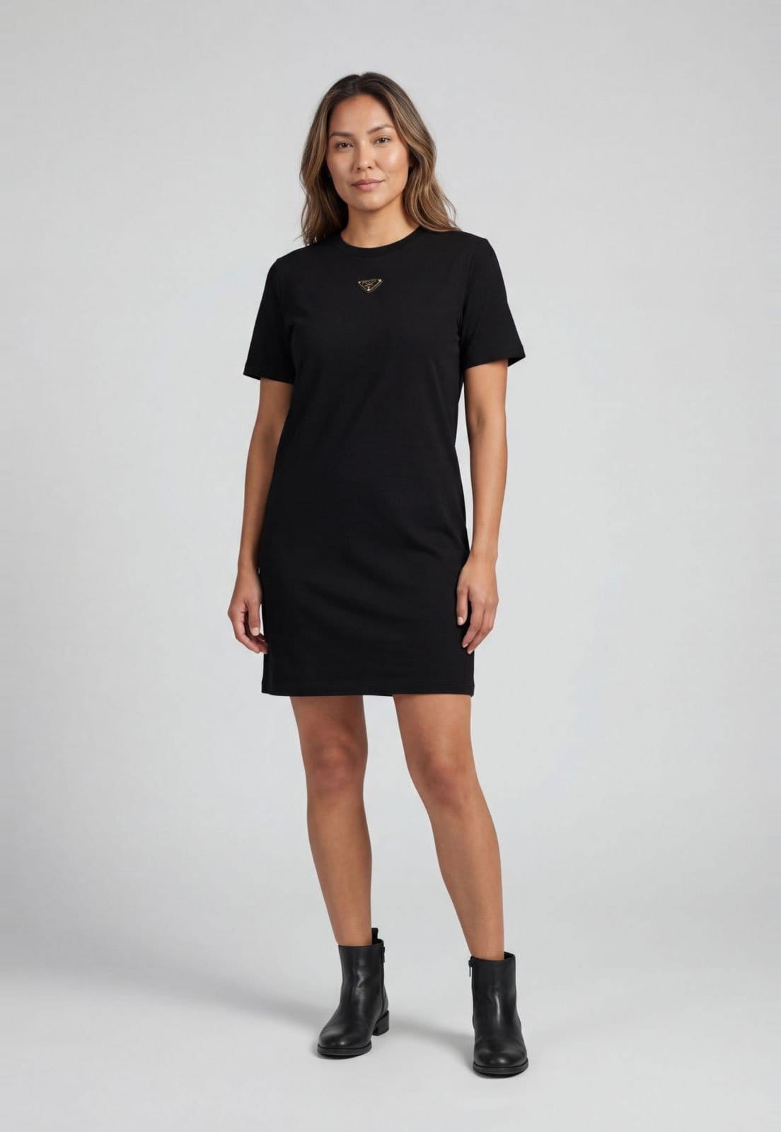 Vista principal Vestido Feminino Lança Perfume Curto Algodão Off-White Lança Perfume off-white white