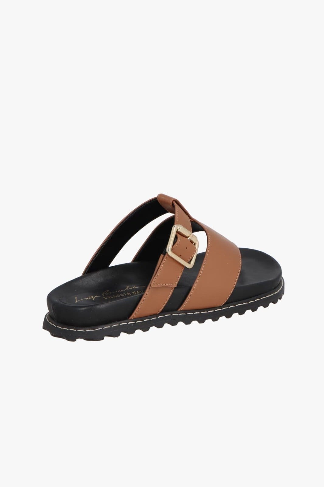 Vista 2 PAPETE DE DEDO EM COURO COM FIVELA Luiza Barcelos caramelo