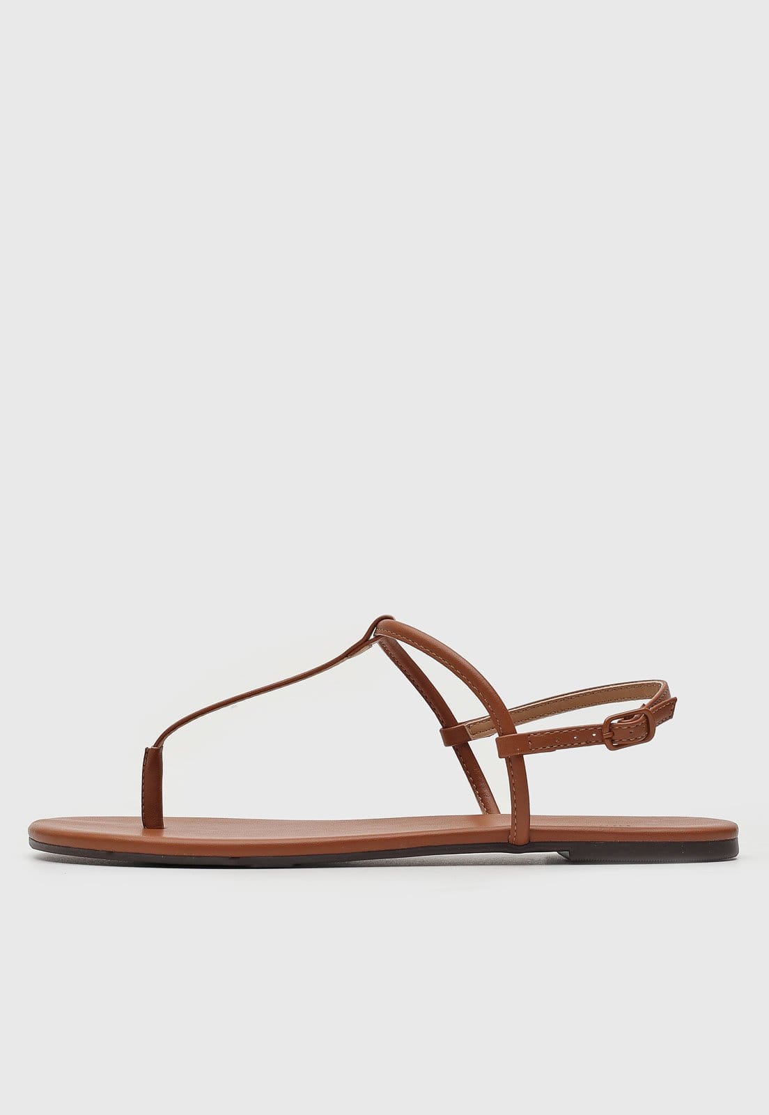 Vista principal Rasteira Anacapri Nó Anacapri caramelo