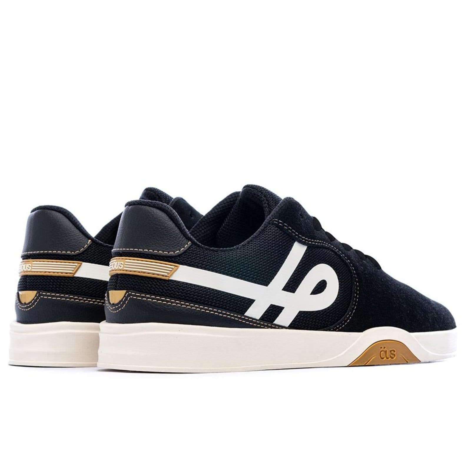 Vista 2 Tênis Ous Imigrante Masculino Nomade Essencial ÖUS preto