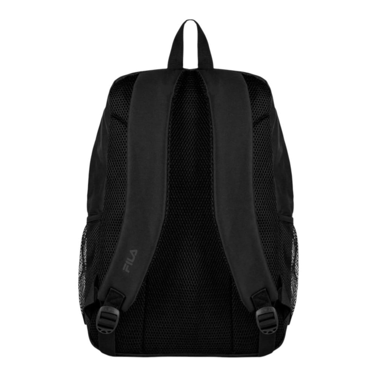 Vista 2 Mochila Fila Cut Logo Letter 18L Unissex Preta Fila incolor
