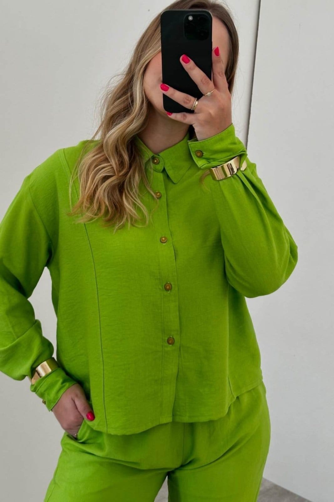 Camisa Vanibele Manga Longa