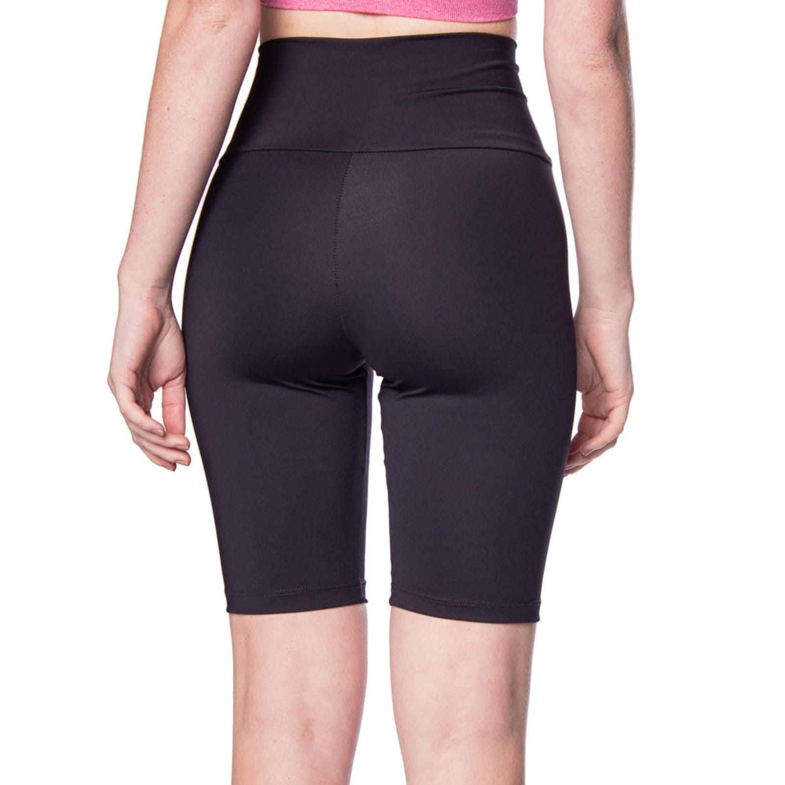 Vista 2 Short Feminino Estilo do Corpo Ciclista Estilo Do Corpo preto
