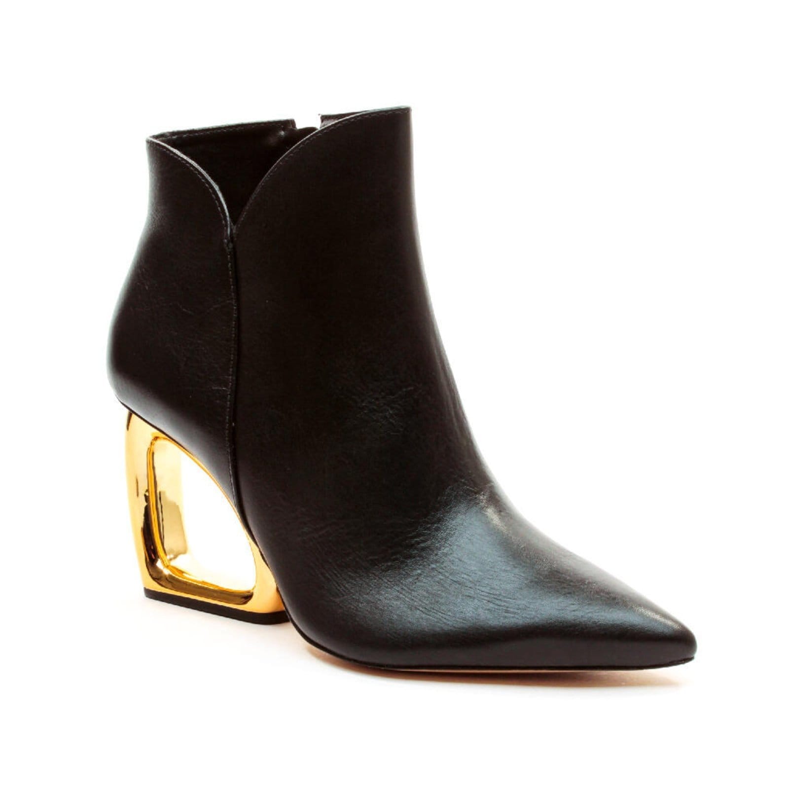 Vista 2 Bota Couro Cano Curto Cecconello 2450001-1 Cecconello preto