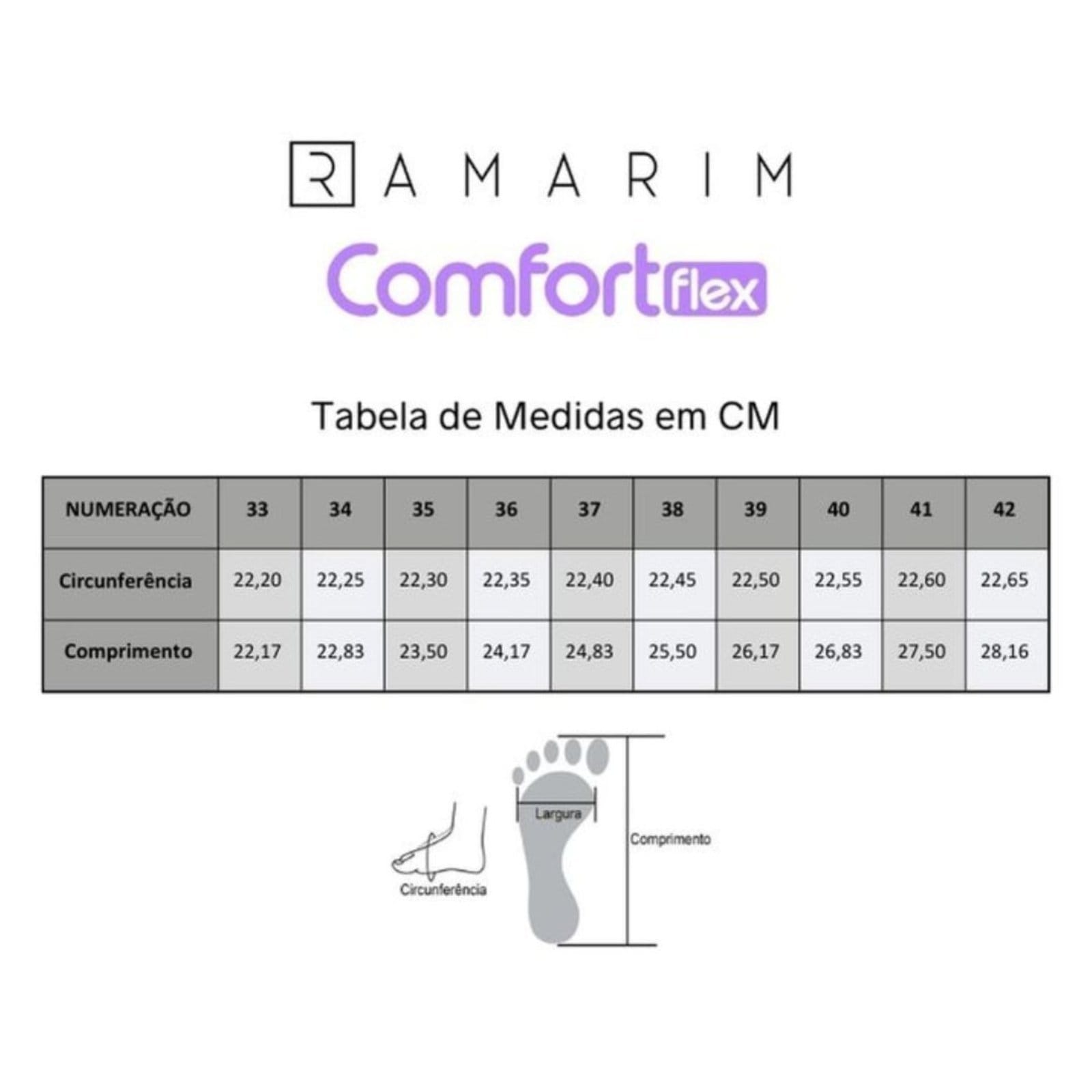 Vista 2 Tênis Feminino Almond Ramarim 2487207-2 RAMARIM branco