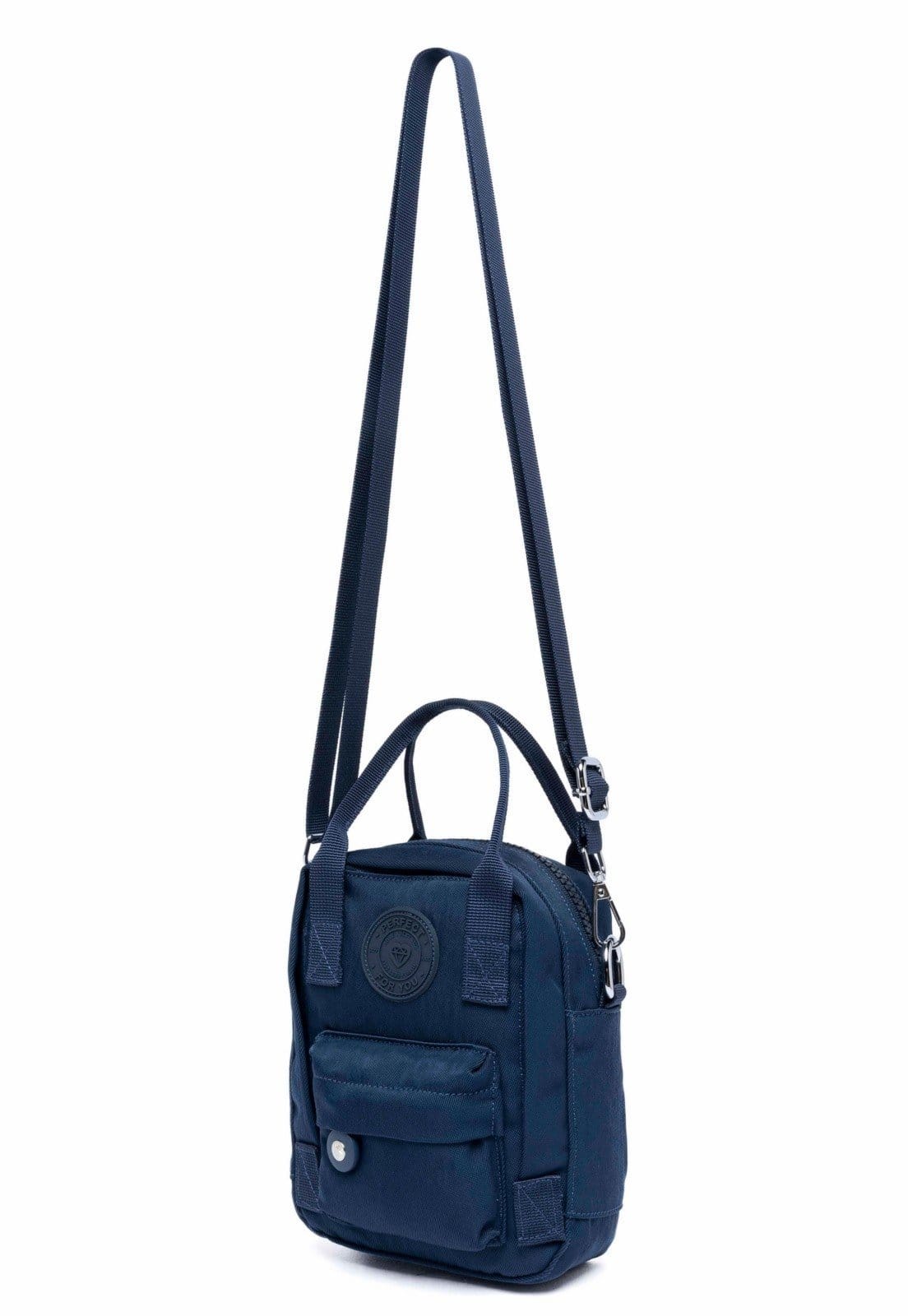 Vista 2 Bolsa Transversal Mini Shoulder Bag Ombro Feminina Reforçada Perfect For You azul/azul marinho