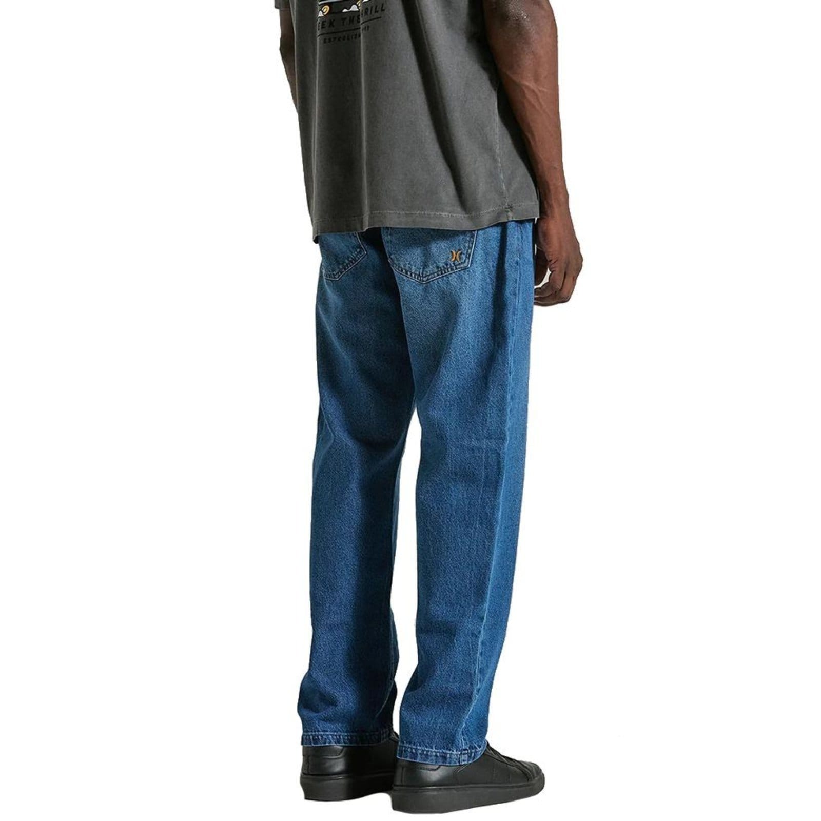 Vista 2 Calça Hurley Jeans Rude WT25 Masculina Azul hurley preto azul