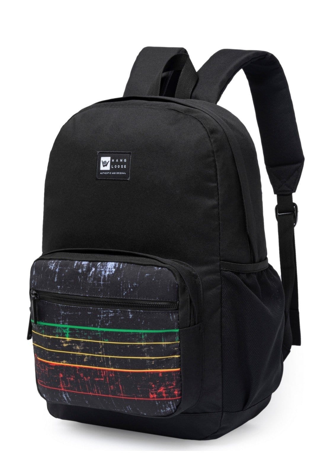 Vista 2 Mochila Masculina Hang Loose Resistente Hang Loose preto