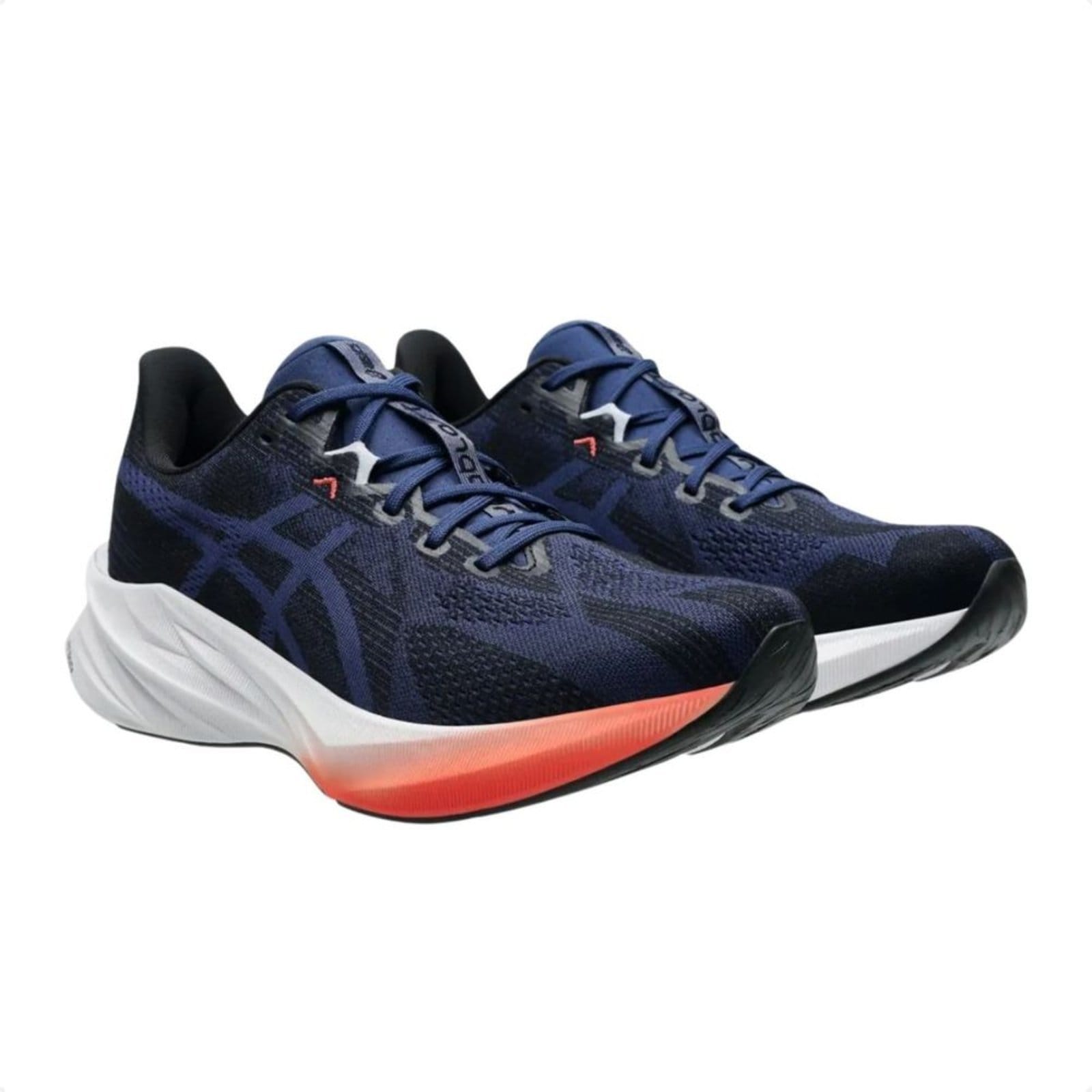 Vista 2 Tênis Running Masculino Asics Dynablast 5 Preto E ASICS azul