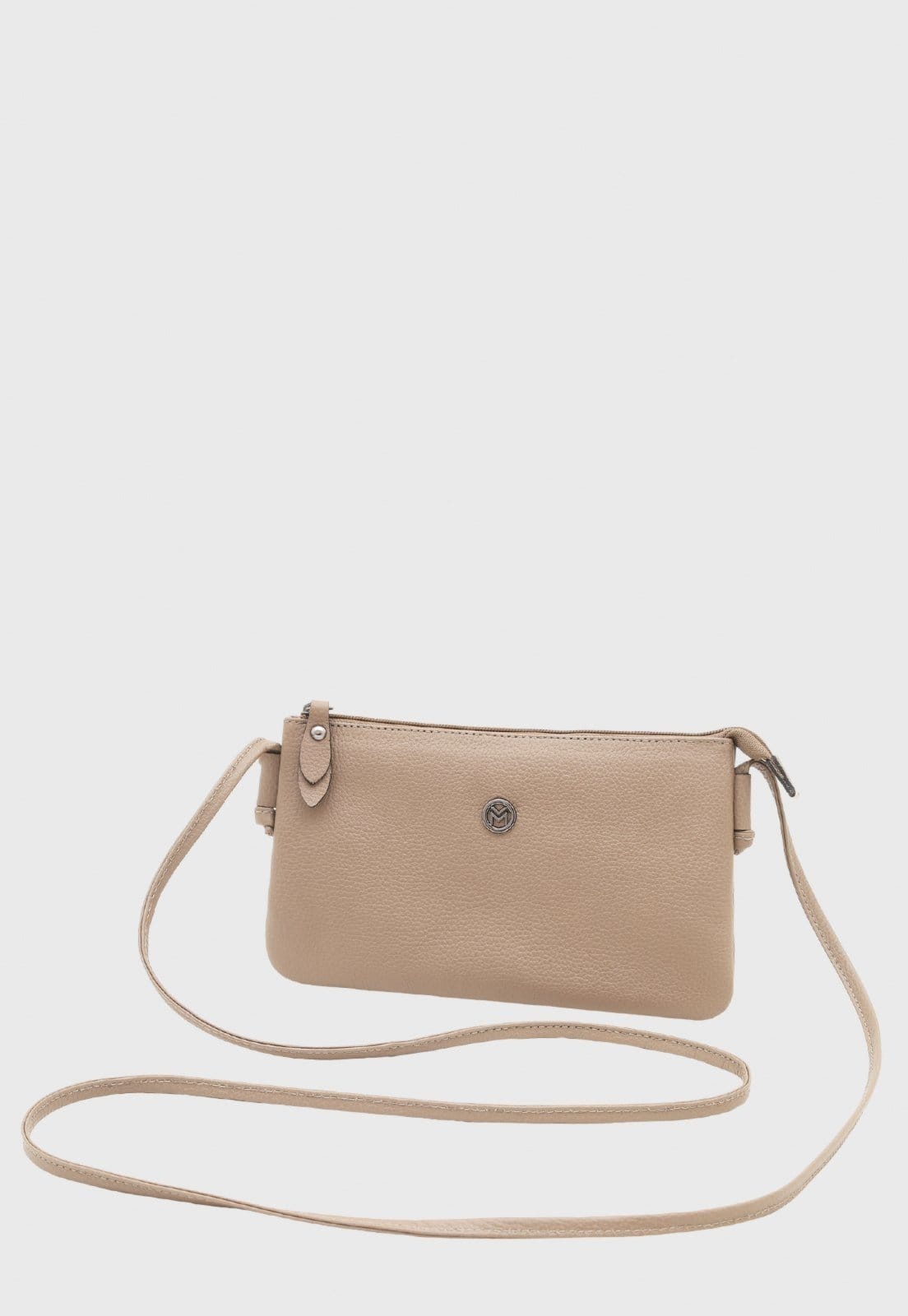 Bolsa Transversal de Couro Mariart Onix New