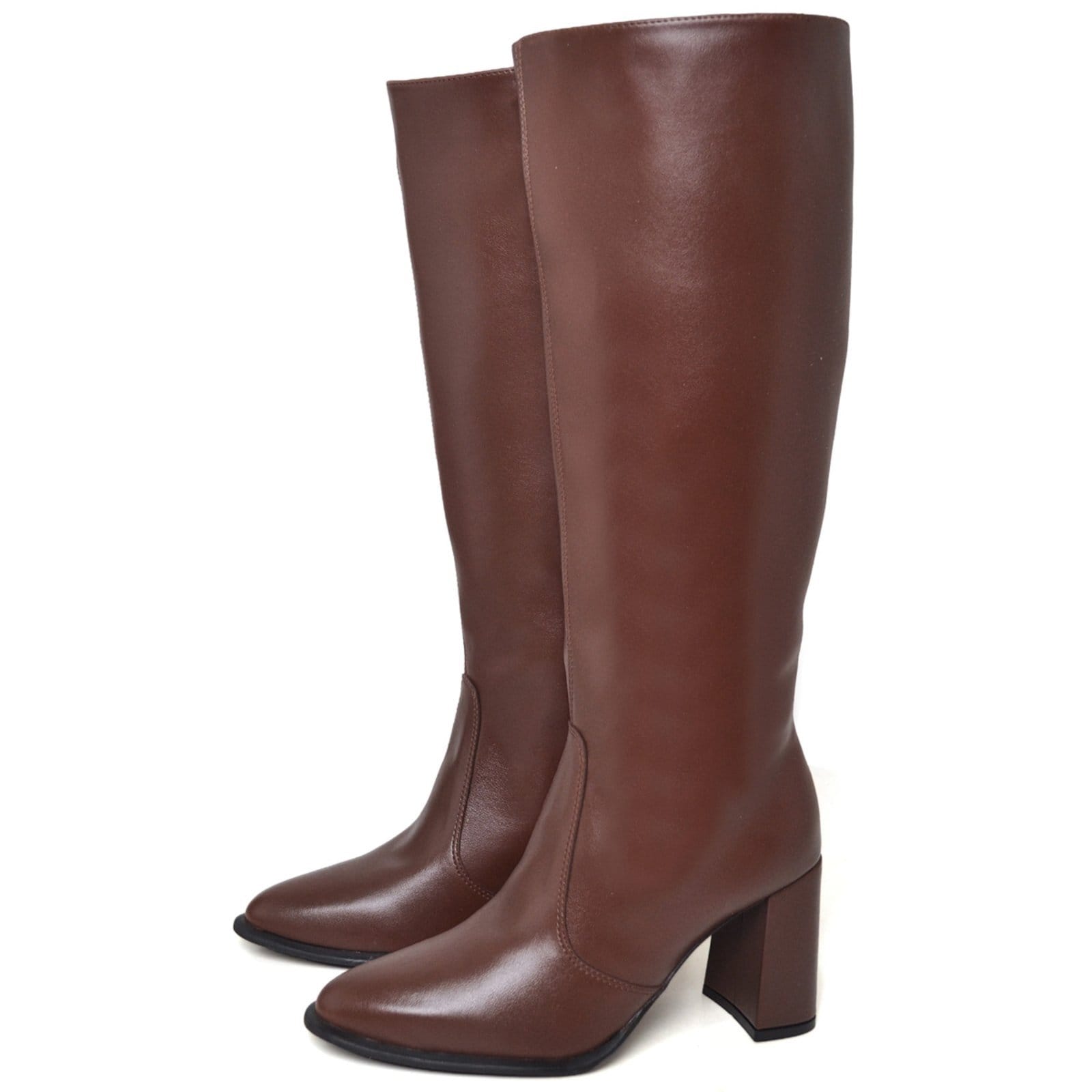 Vista principal Bota Feminina Cano longo Salto DUBUY 1716FG DUBUY marrom