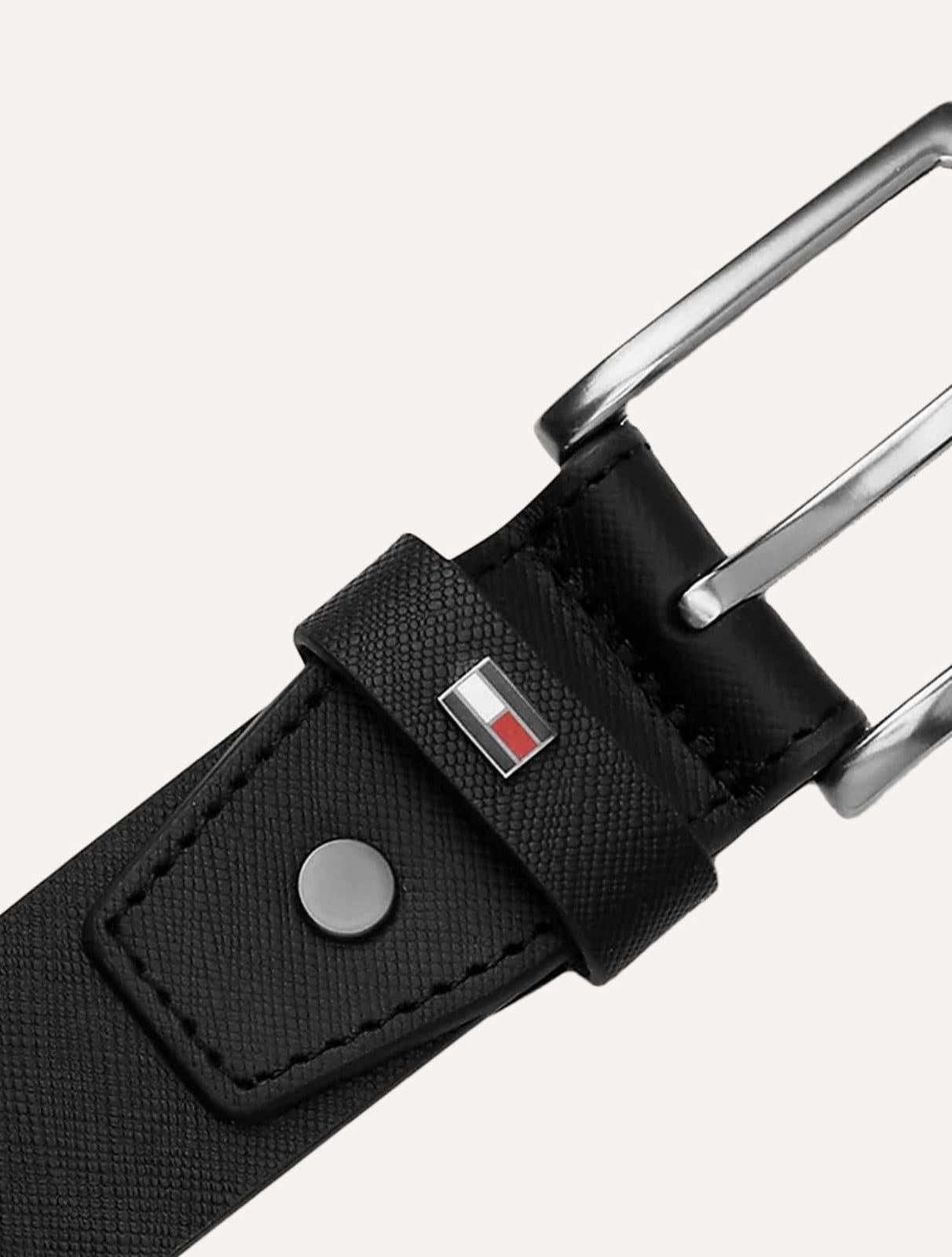 Vista 2 Cinto Tommy Hilfiger Masculino Denton 3.5 Adj Tommy Hilfiger preto