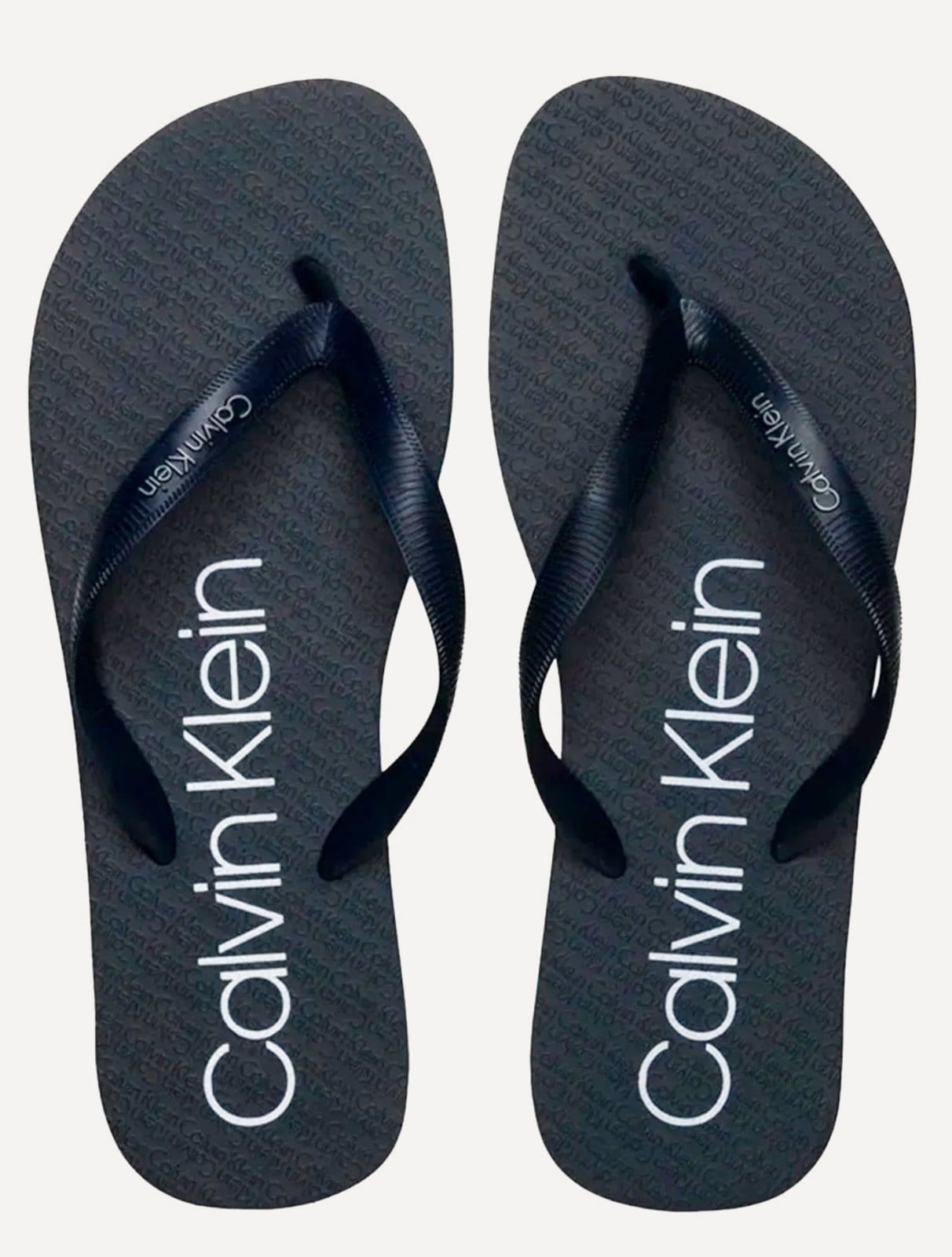 Chinelo Calvin Klein Swimwear Silk Basic Logo