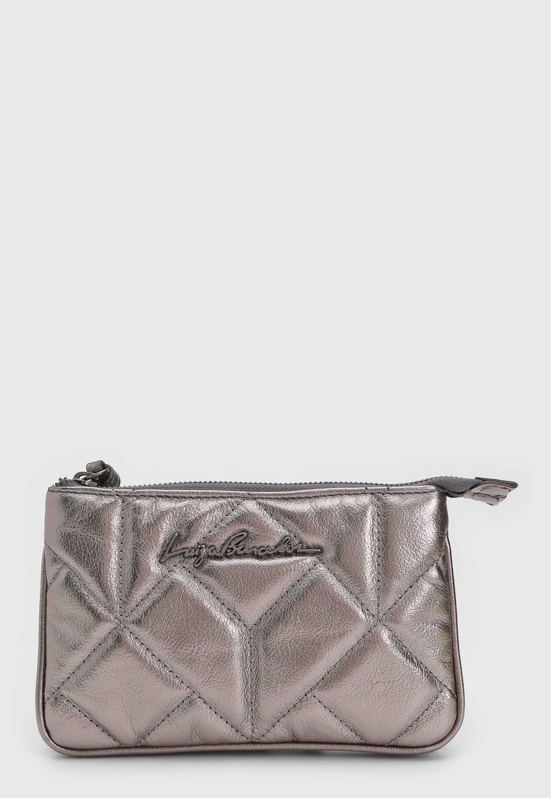 Vista principal Bolsa Tiracolo Luiza Barcelos Pequena Luiza Barcelos prata
