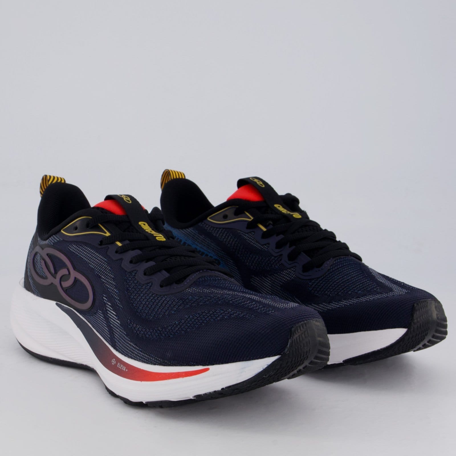 Vista 2 Tênis Olympikus Circuito Marinho e Preto OLYMPIKUS azul marinho