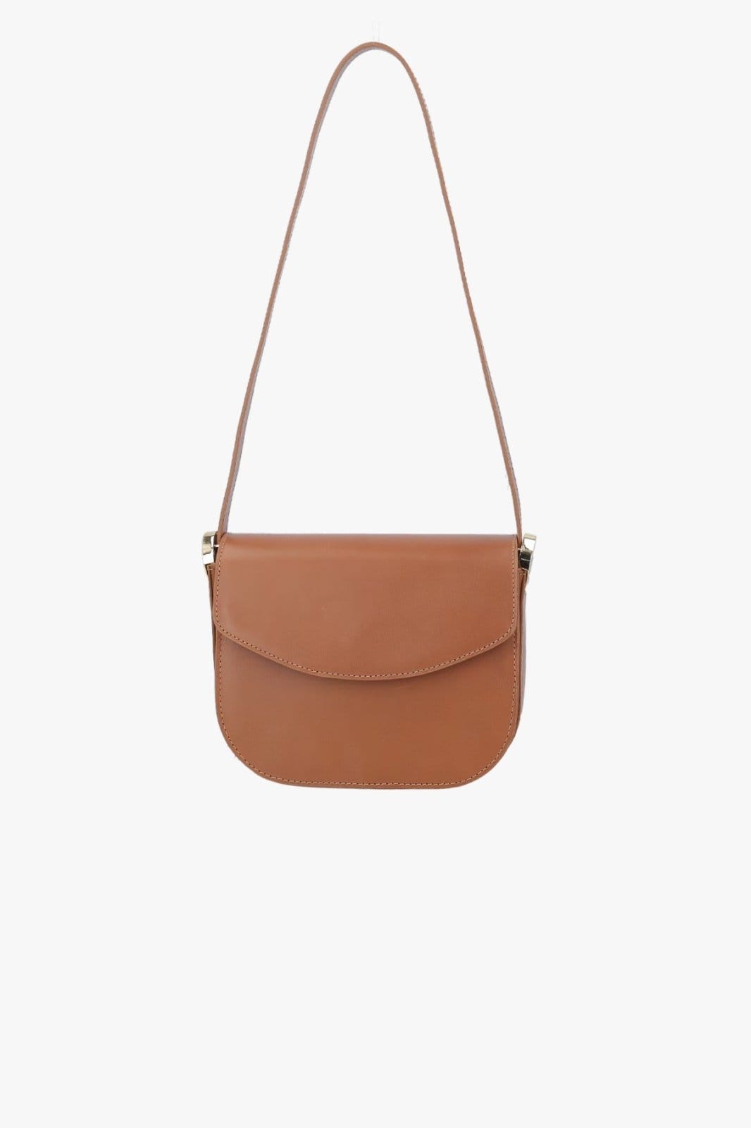 BOLSA ESTRUTURADA DE ALÇA REGULÁVEL EM COURO
