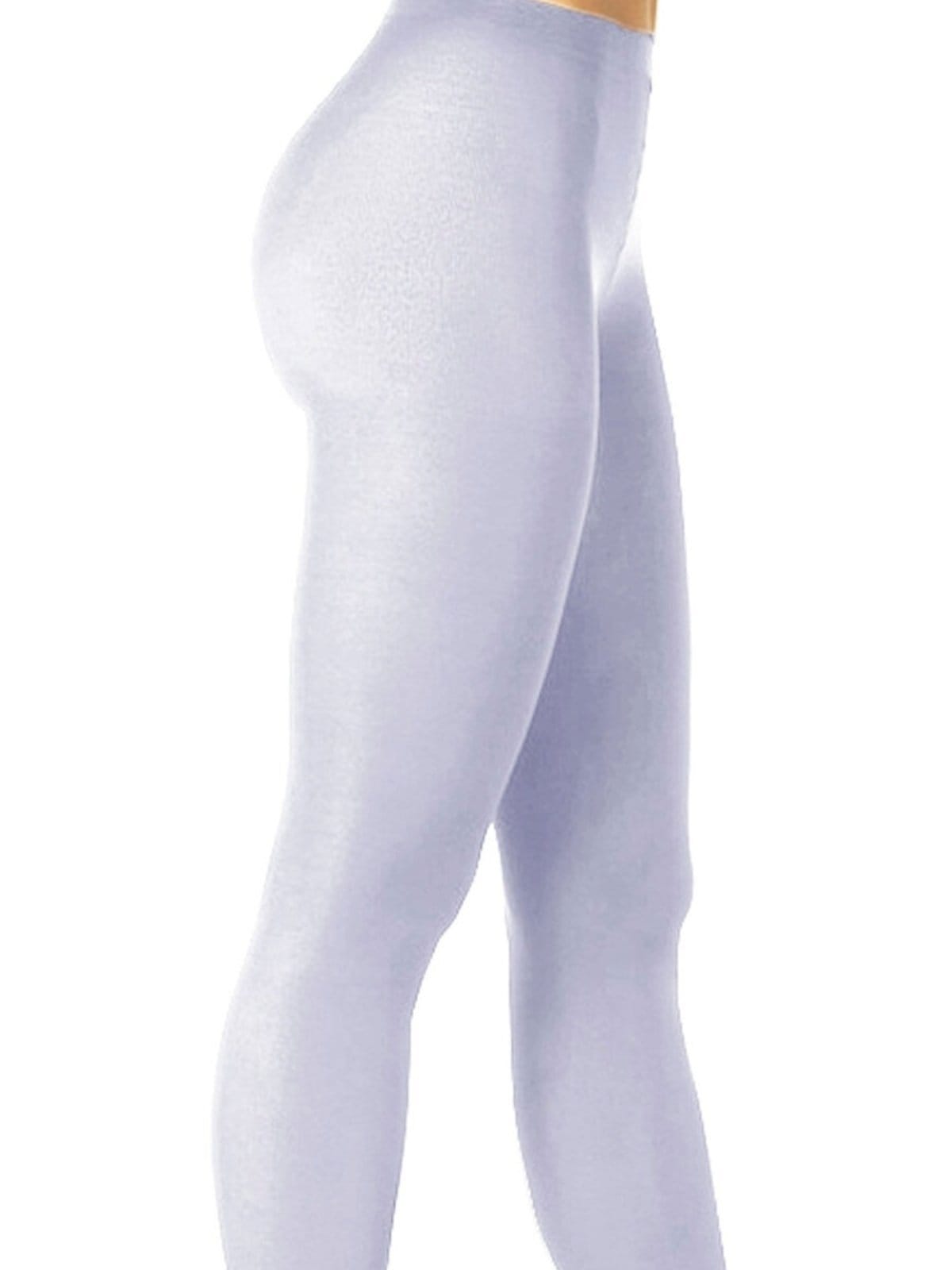 Vista 2 Meia Calça Fio 40 Opaca Loba Lupo branco