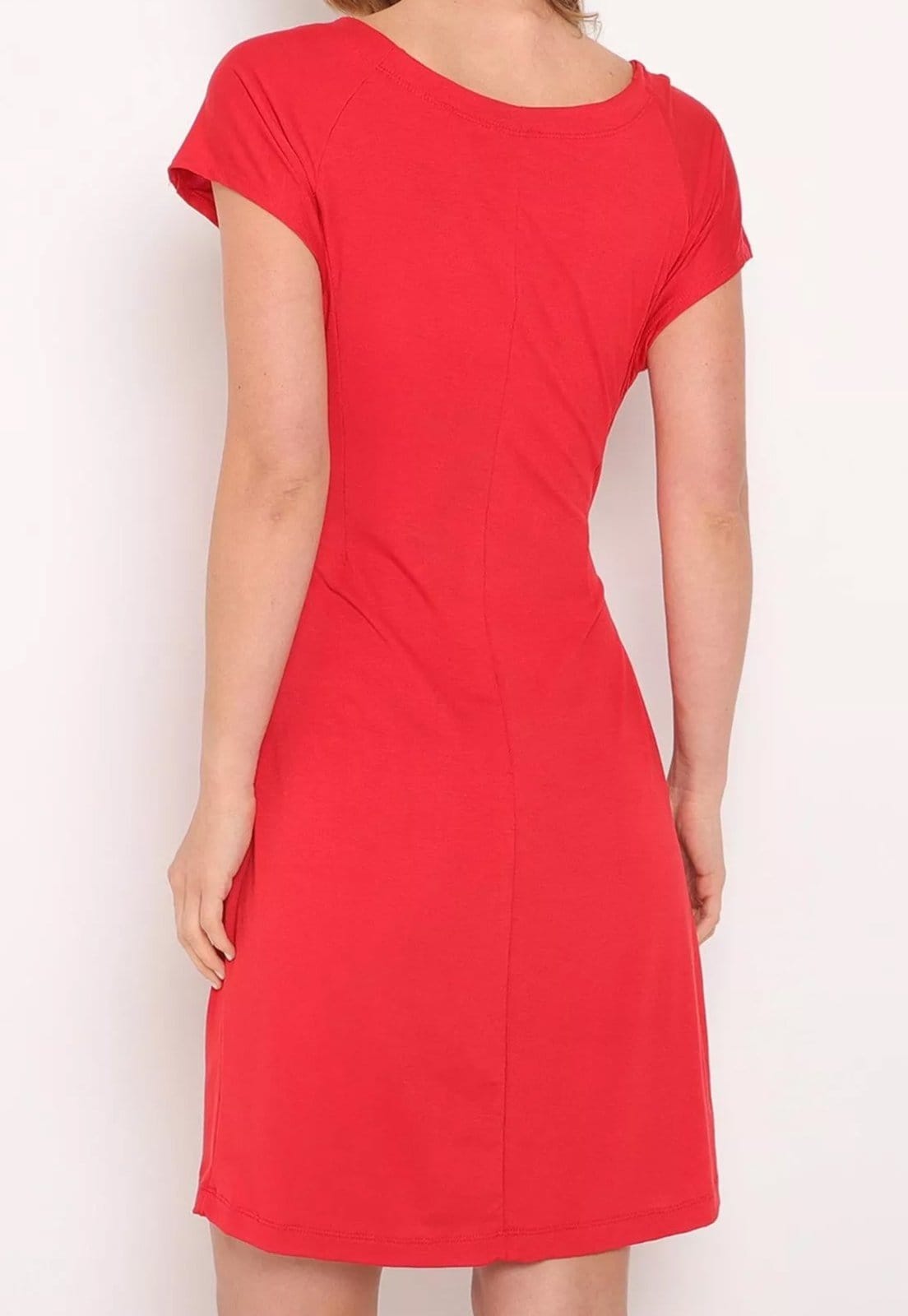 Vista 2 Vestido Viscolycra Maria Paes com Detalhe Maria Paes preto