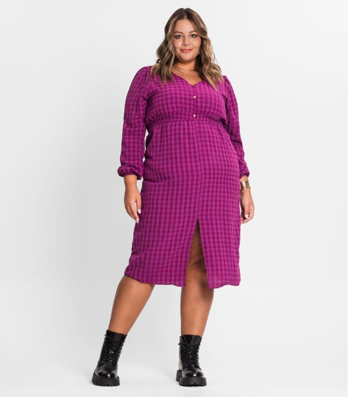 Vestido Plus Size Em Air Flow Secret Glam