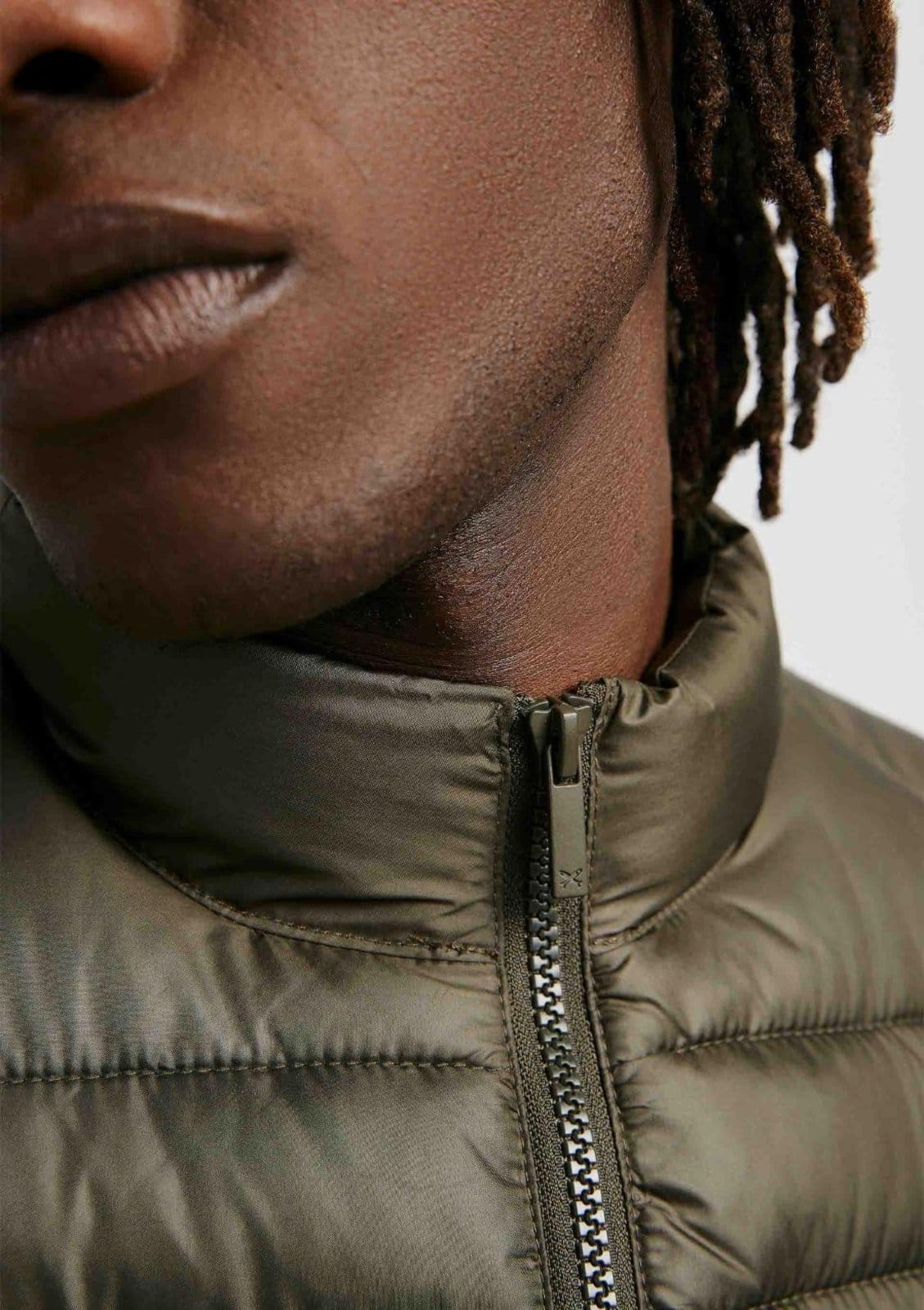 Vista 2 Colete Básico Masculino Puffer Comfort Hering verde