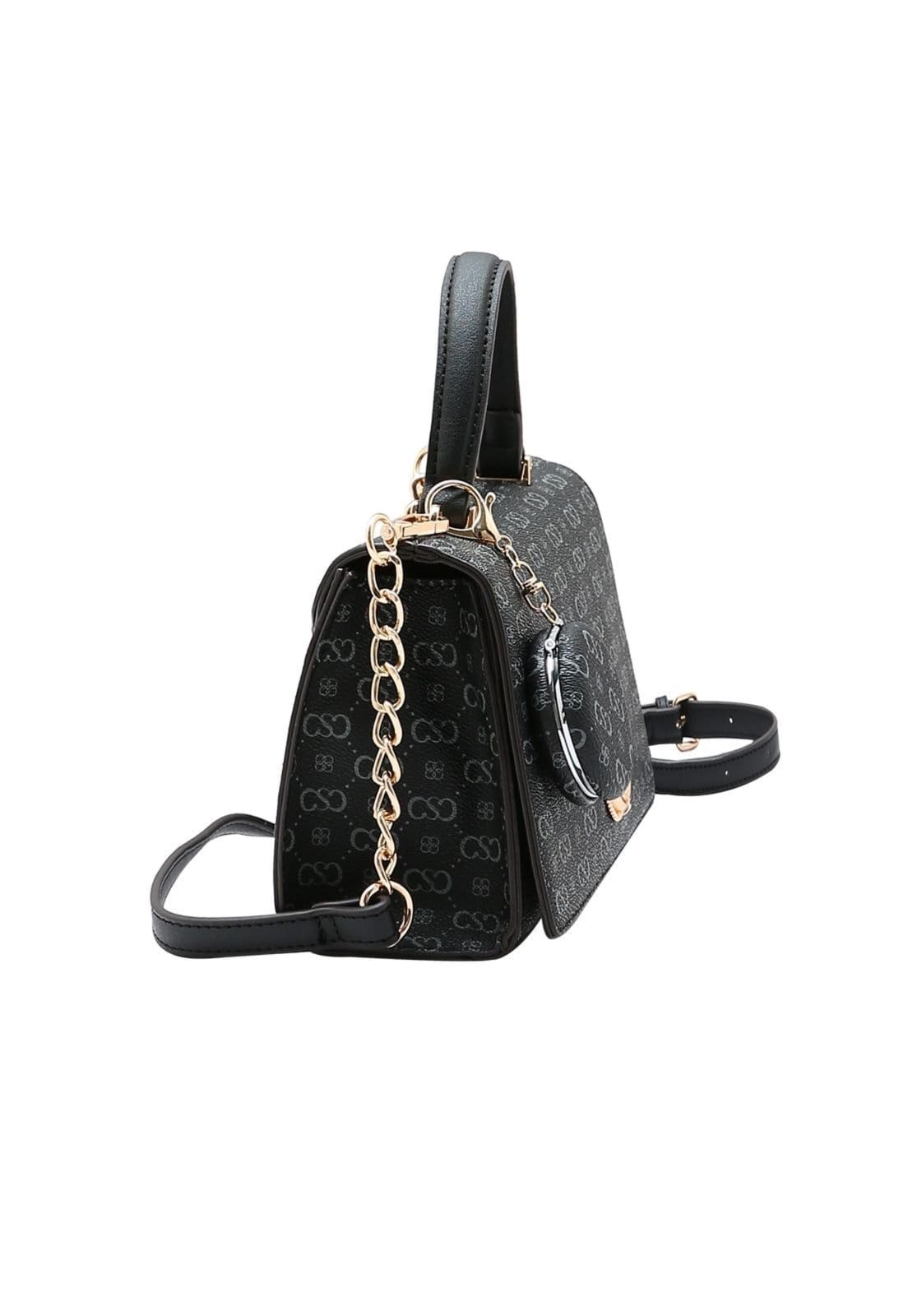 Vista 2 Bolsa Feminina Chenson Monograma Elegance 3485408 Chenson café