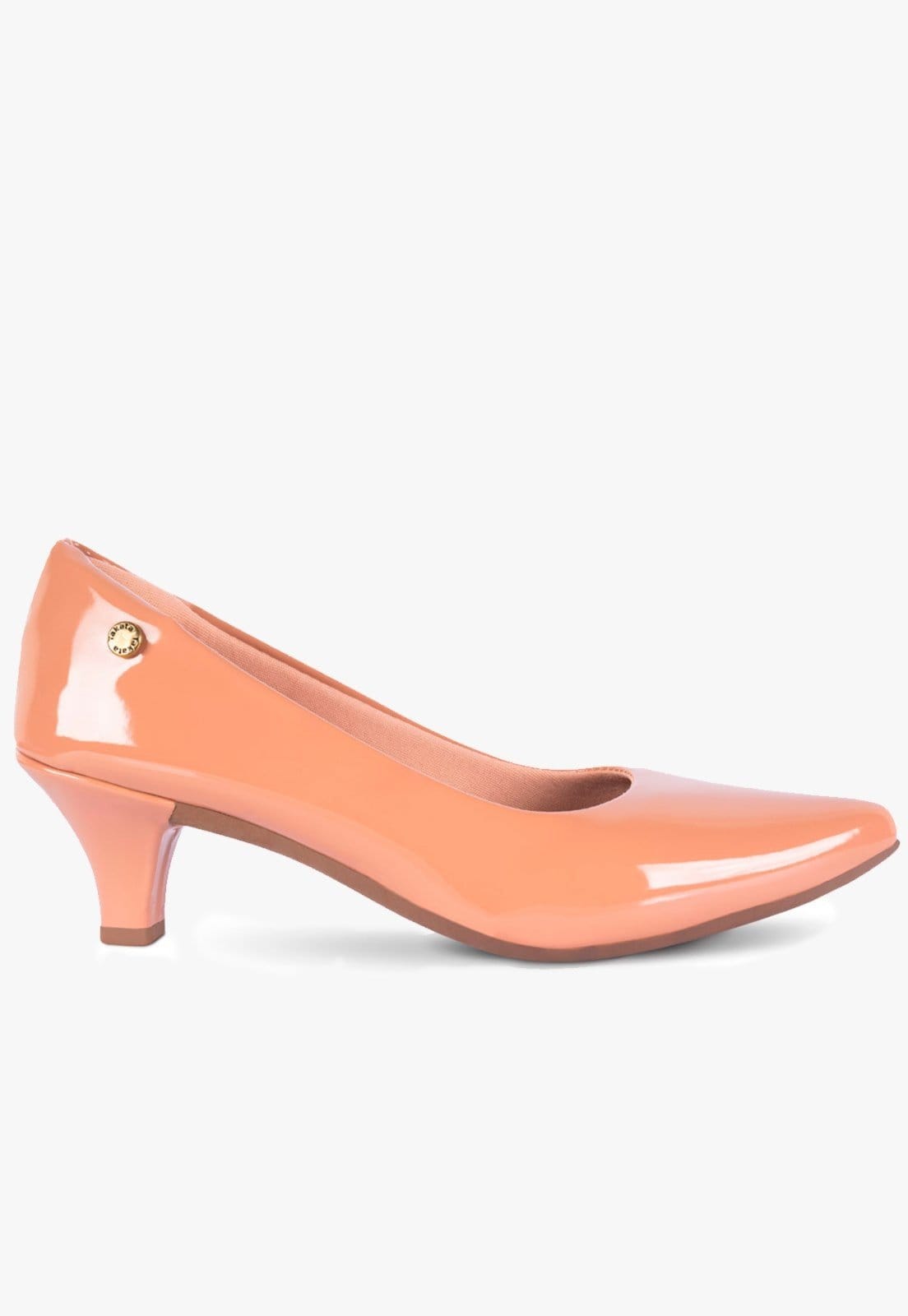 Vista 2 Scarpin Feminino Takata Salto Baixo Fino Clássico Casual Bico Fino TAKATA BY RAFAEL TAKATA nude