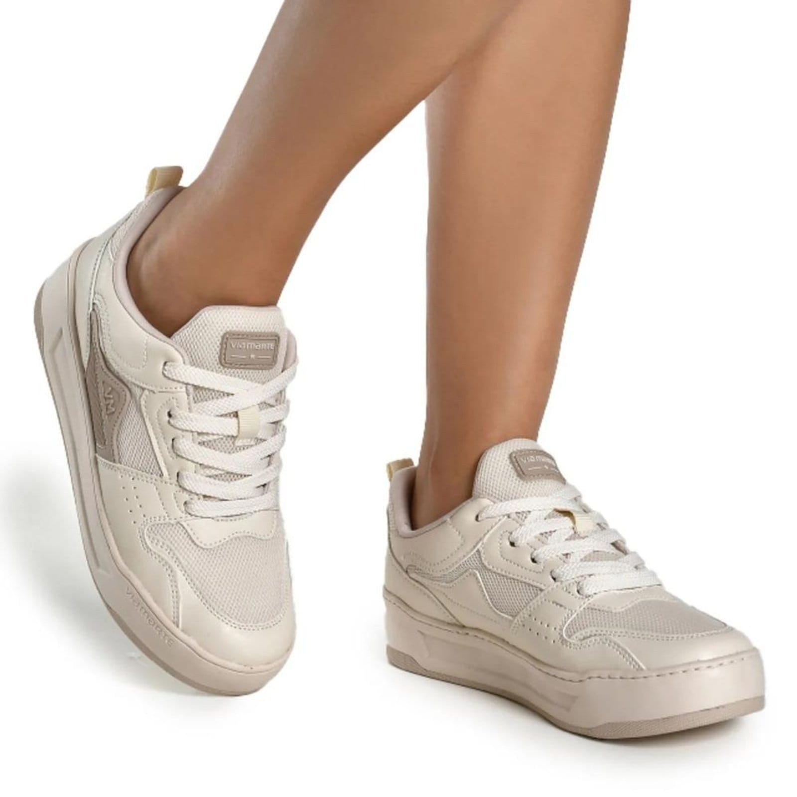 Tênis Via Marte Casual Feminino Off-white