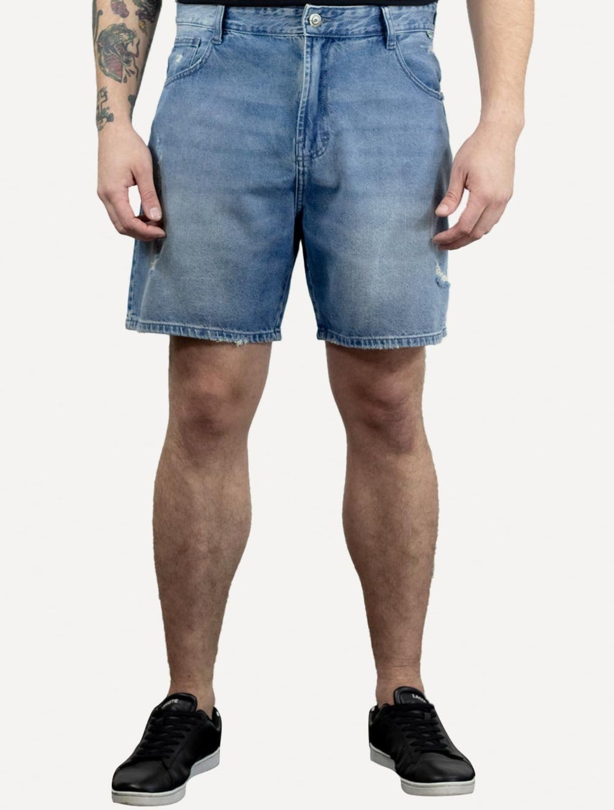 Vista principal Bermuda John John Jeans Masculina Box Clara John John azul