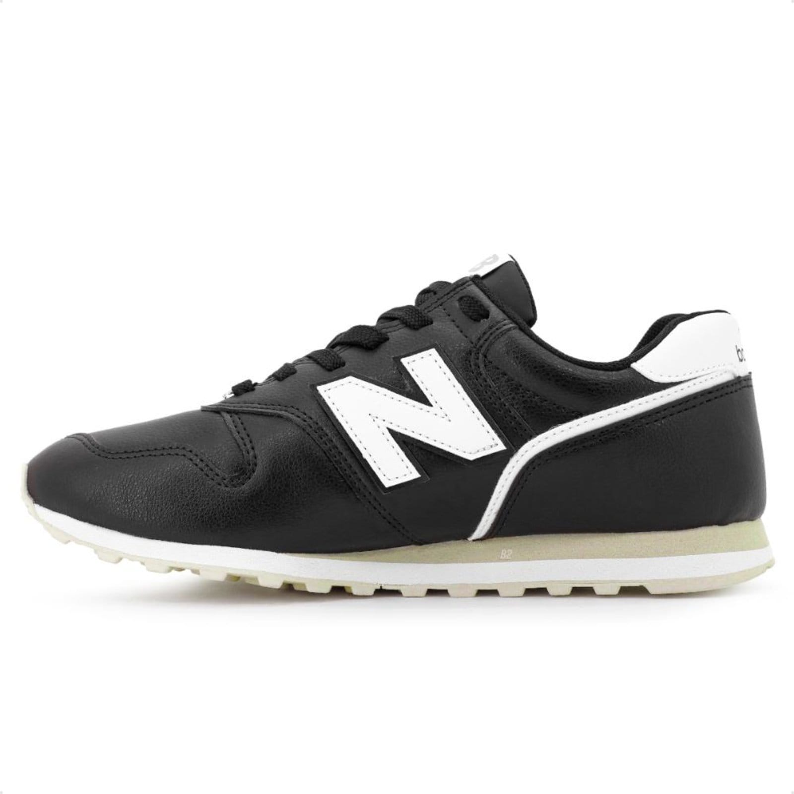 Vista 2 Tênis New Balance 373v2 Masculino + 3 Pares de Meias New Balance preto
