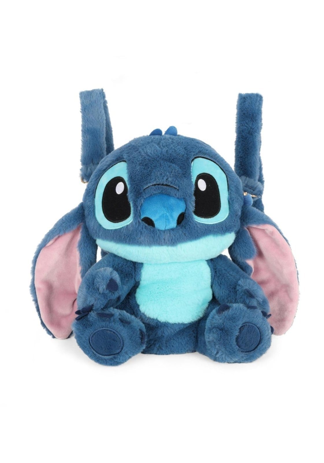 Vista principal Infantil - Mochila de Costas Pequena Juvenil Stitch 3D Dsiney Luxcel azul