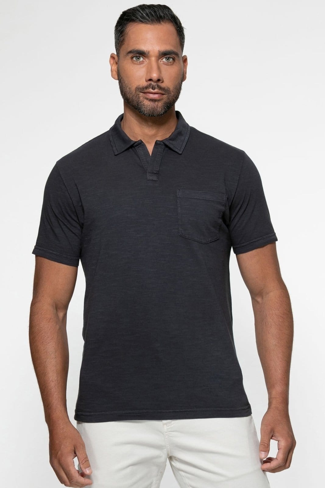 Camisa Polo Guess Flamê Bolso