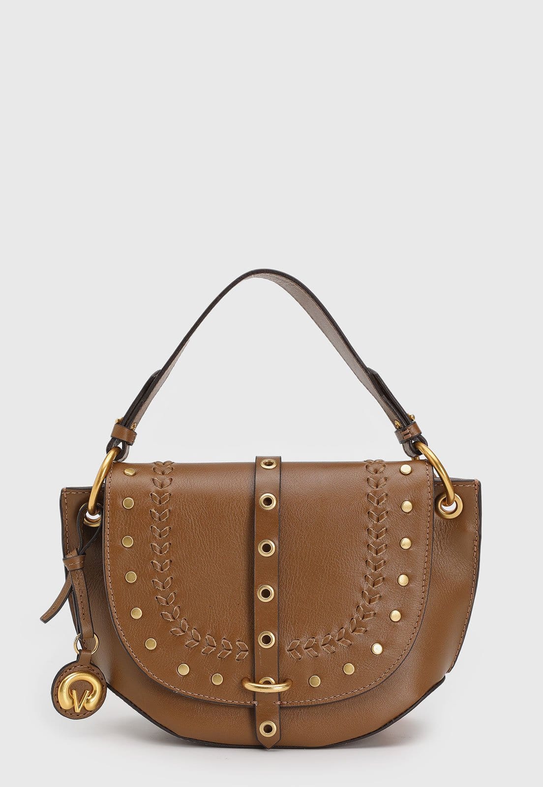 Bolsa Feminina Vicenza Trançada Marrom